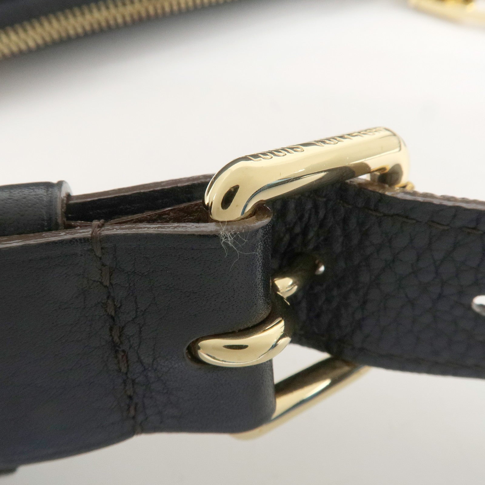 Louis Vuitton Monogram Mahina Selene PM Shoulder Bag Noir M94035