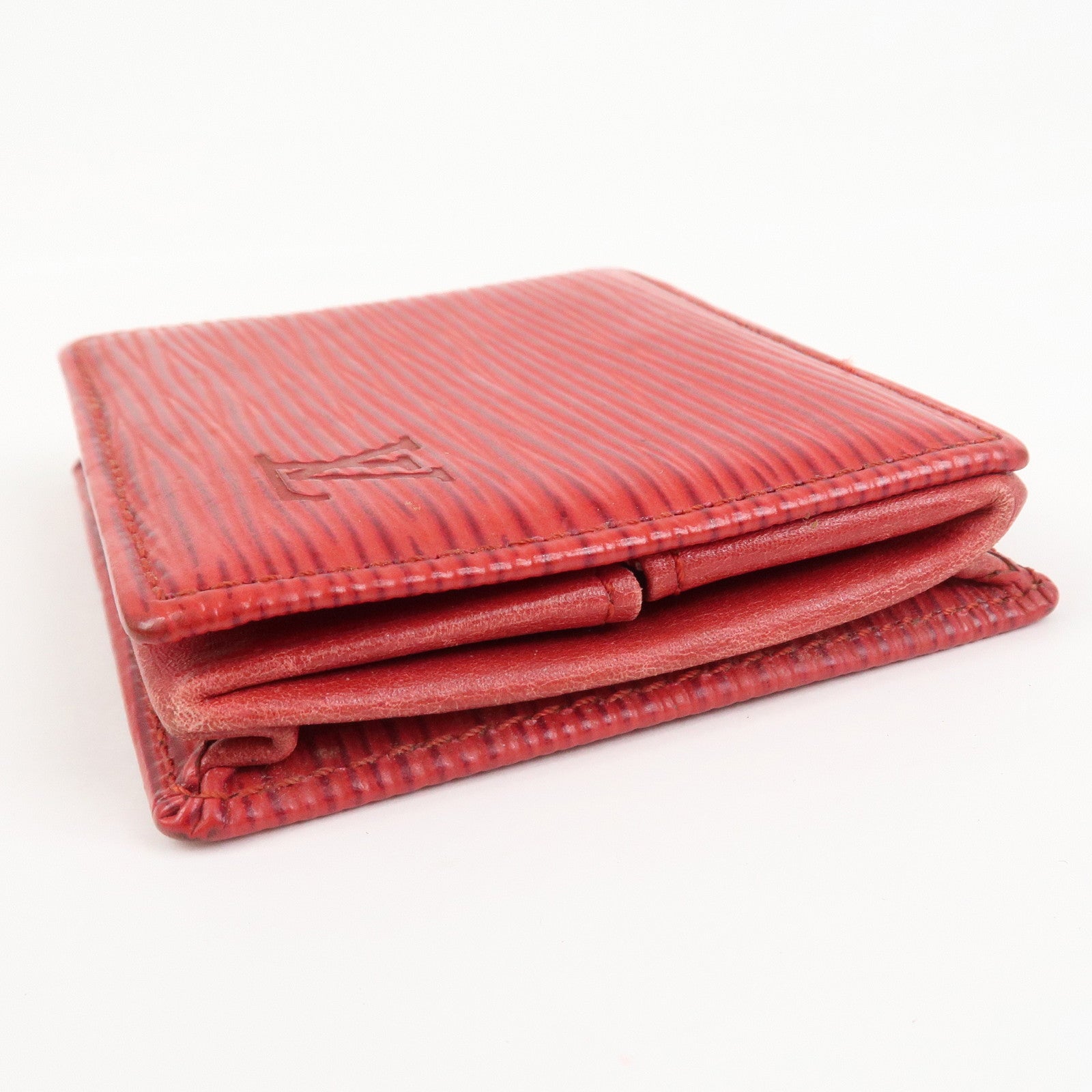 Louis Vuitton Epi Leather Porte Monnaie Boite Castilian Red M63697