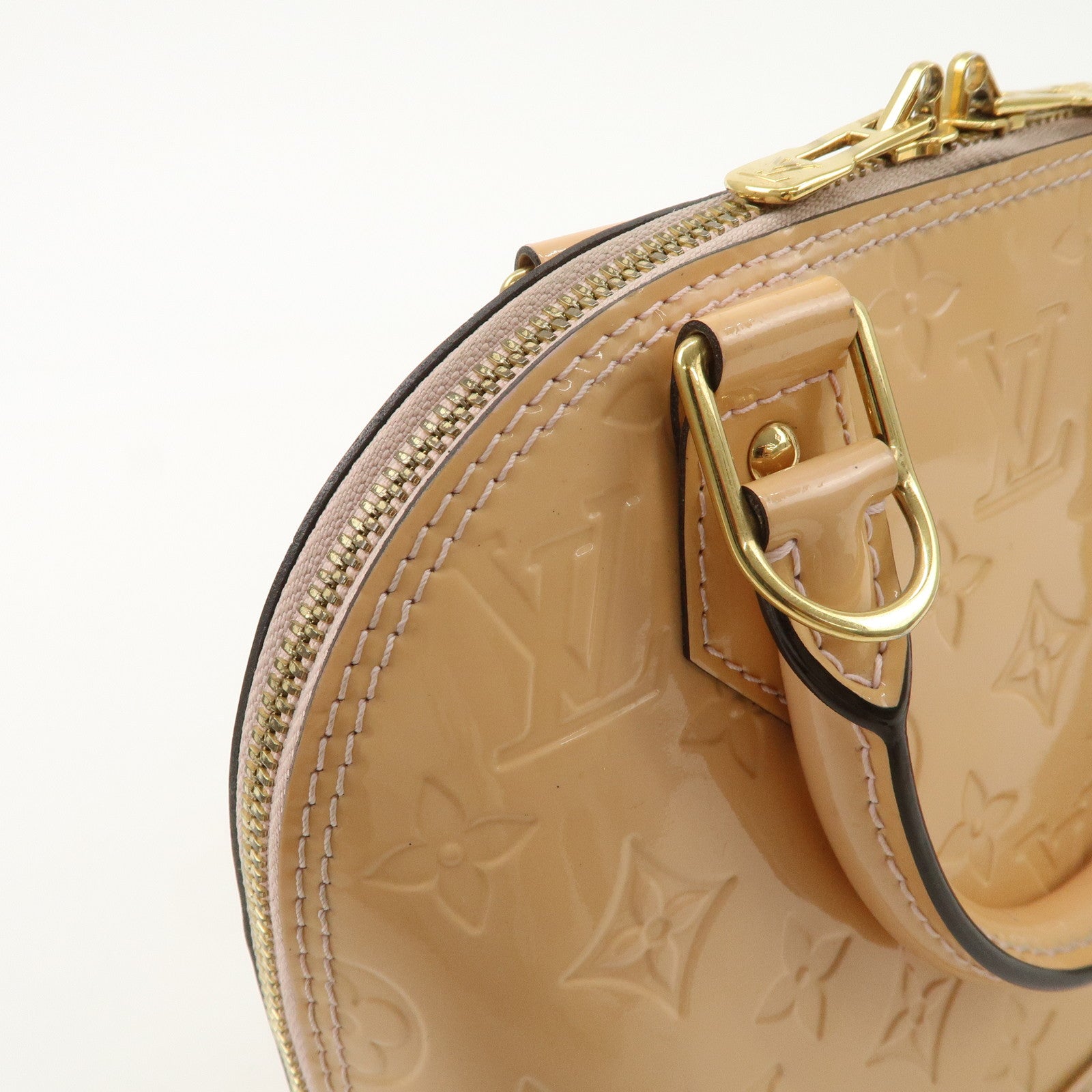 Louis Vuitton Monogram Vernis Alma BB 2Way Hand Shoulder Bag M90064 Used