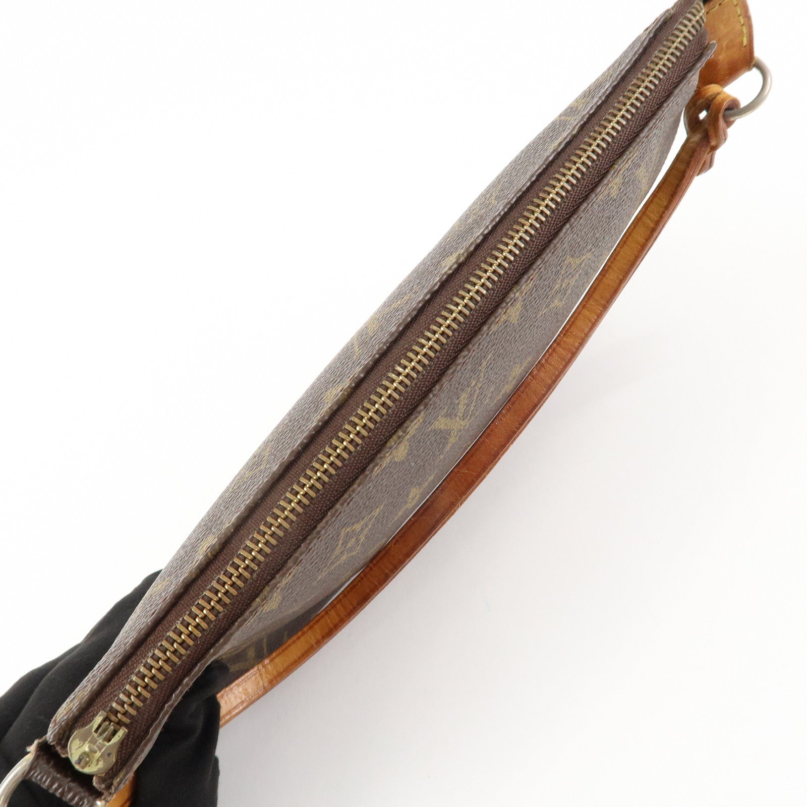 Louis Vuitton Monogram Pochette Accessoires Hand Bag Brown M51980 Used