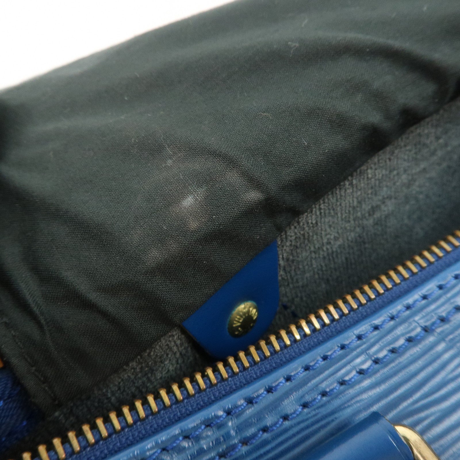 Louis Vuitton Epi Speedy 25 Hand Bag Boston Bag Blue M43015