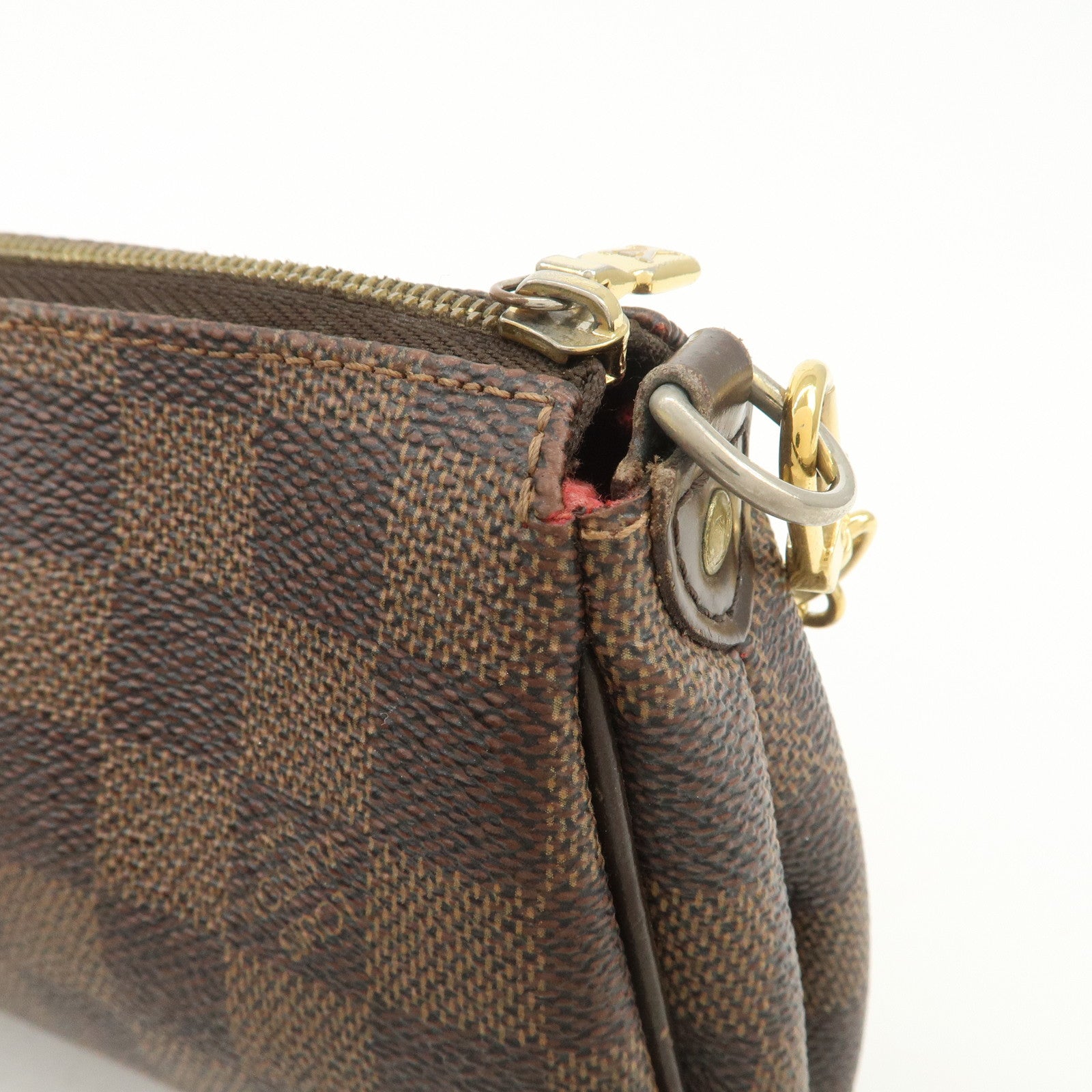 Louis Vuitton Damier Ebene Eva 2Way Hand Bag Shoulder Bag N55213