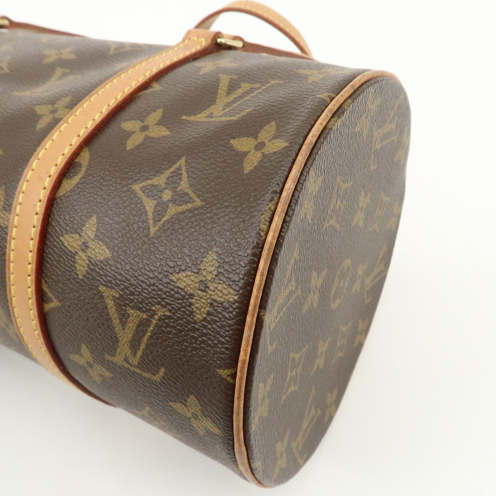 Louis Vuitton Monogram Papillon 30 Hand Bag New Style Brown M51385