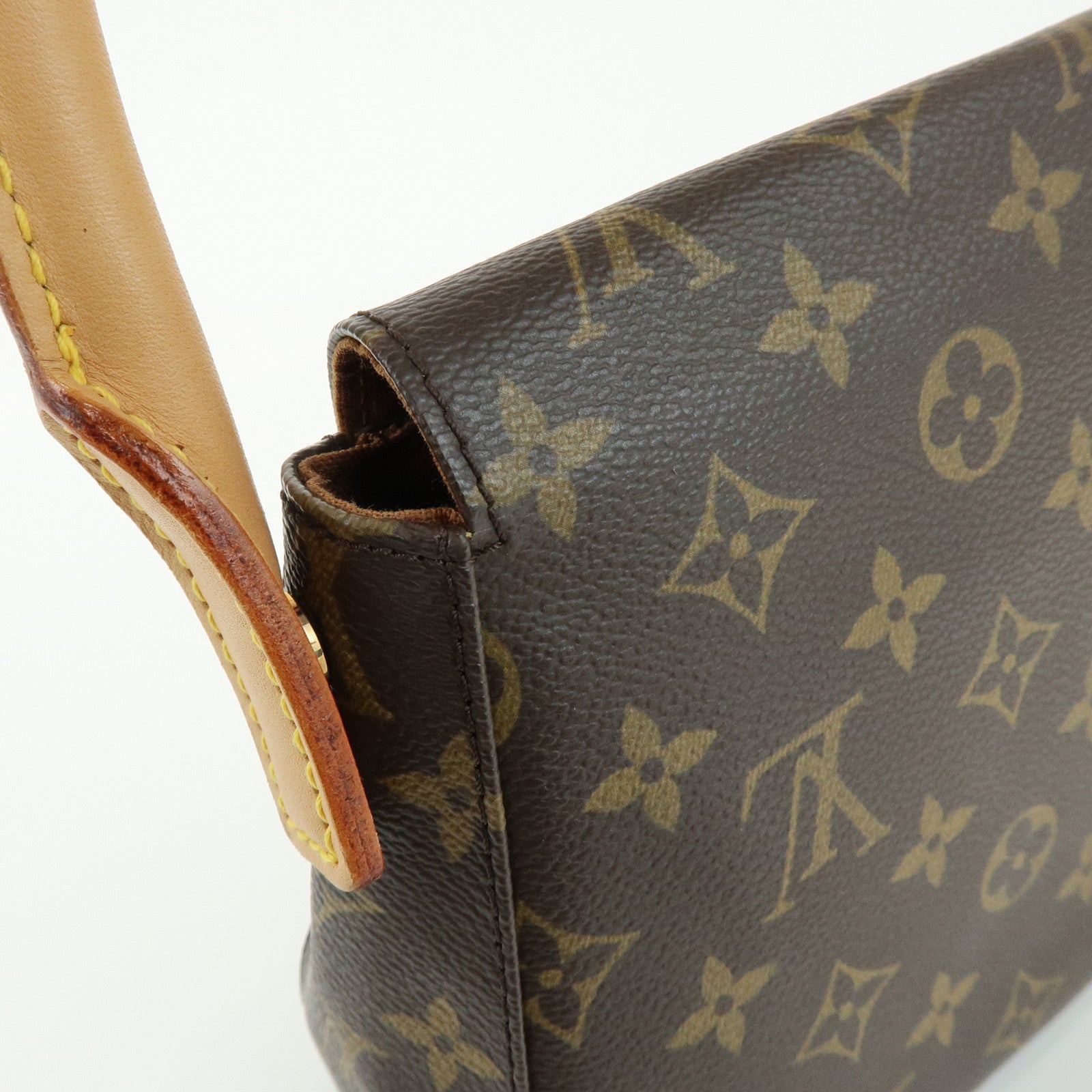 Louis Vuitton Monogram Mini Looping Shoulder Bag Brown M51147