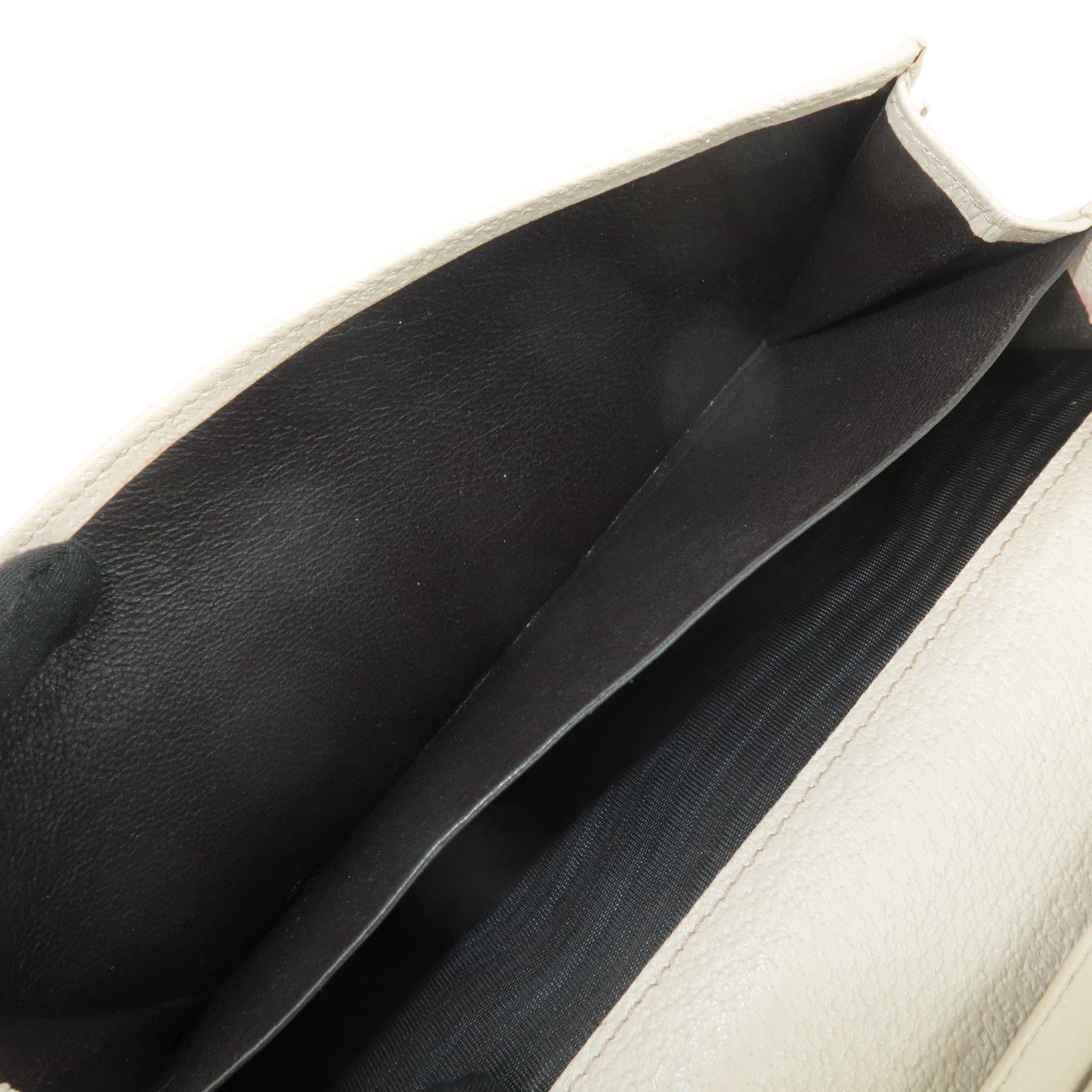 GUCCI Set of 2 GG Canvas Leather Wallet Beige Brown 203550/112715 Used