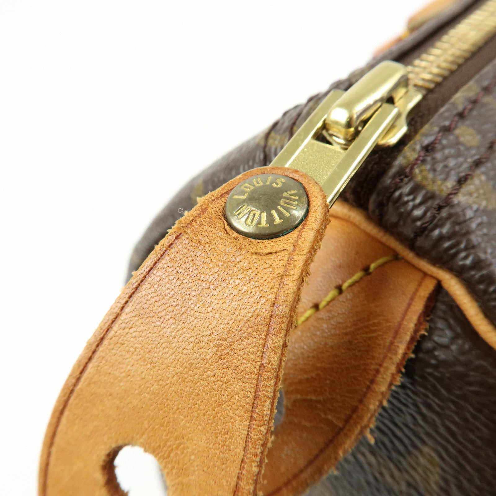 Louis Vuitton Monogram Speedy 35 Boston Bag Hand Bag Brown M41524