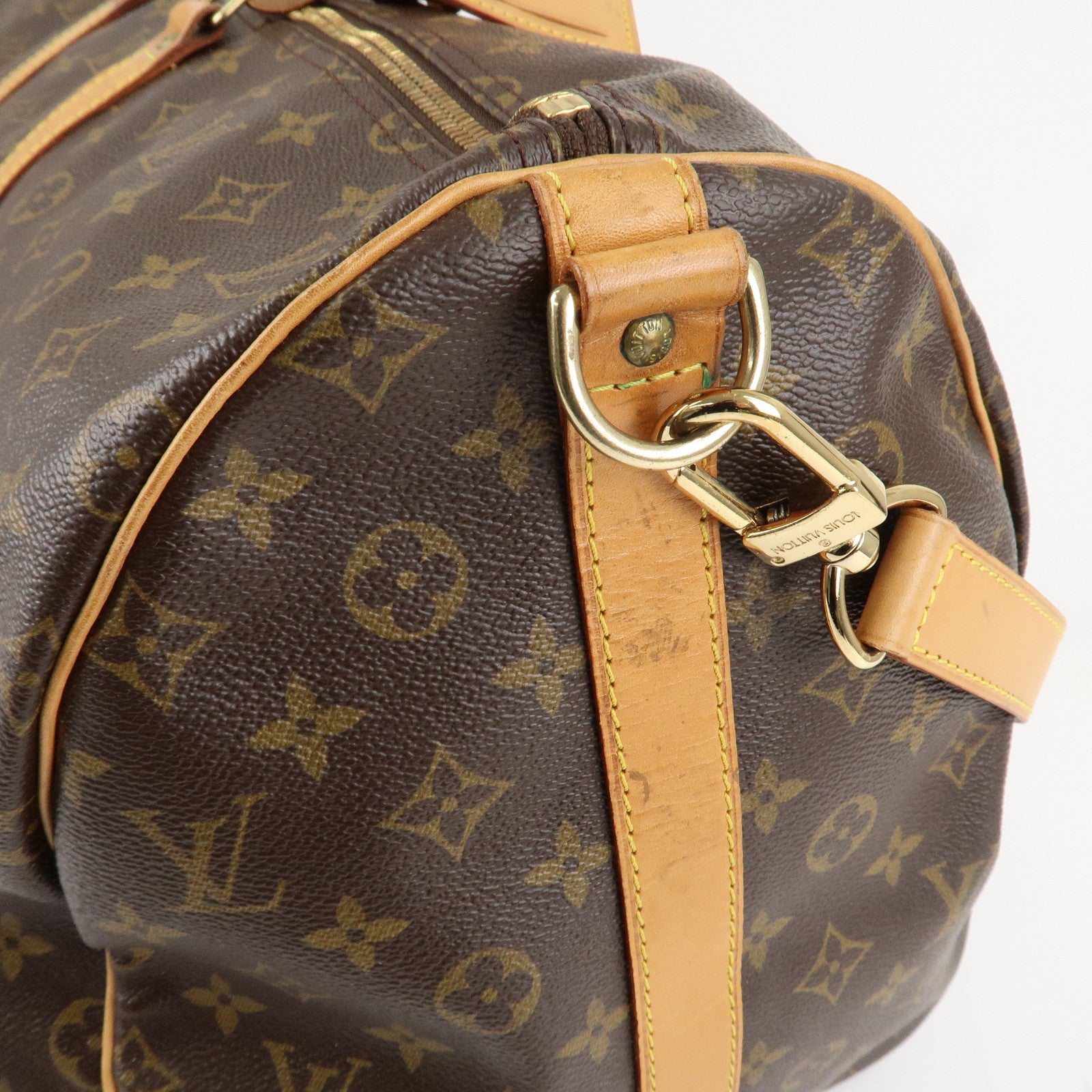 Louis Vuitton Monogram Keep All Bandouliere 55 Boston Bag M41414 Used