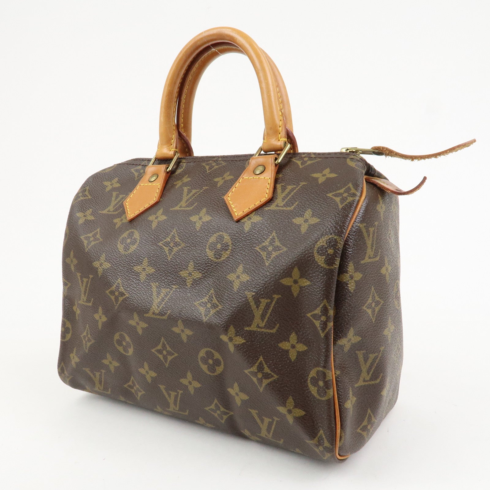 Louis Vuitton Monogram Speedy 25 Boston Bag Hand Bag Brown M41528