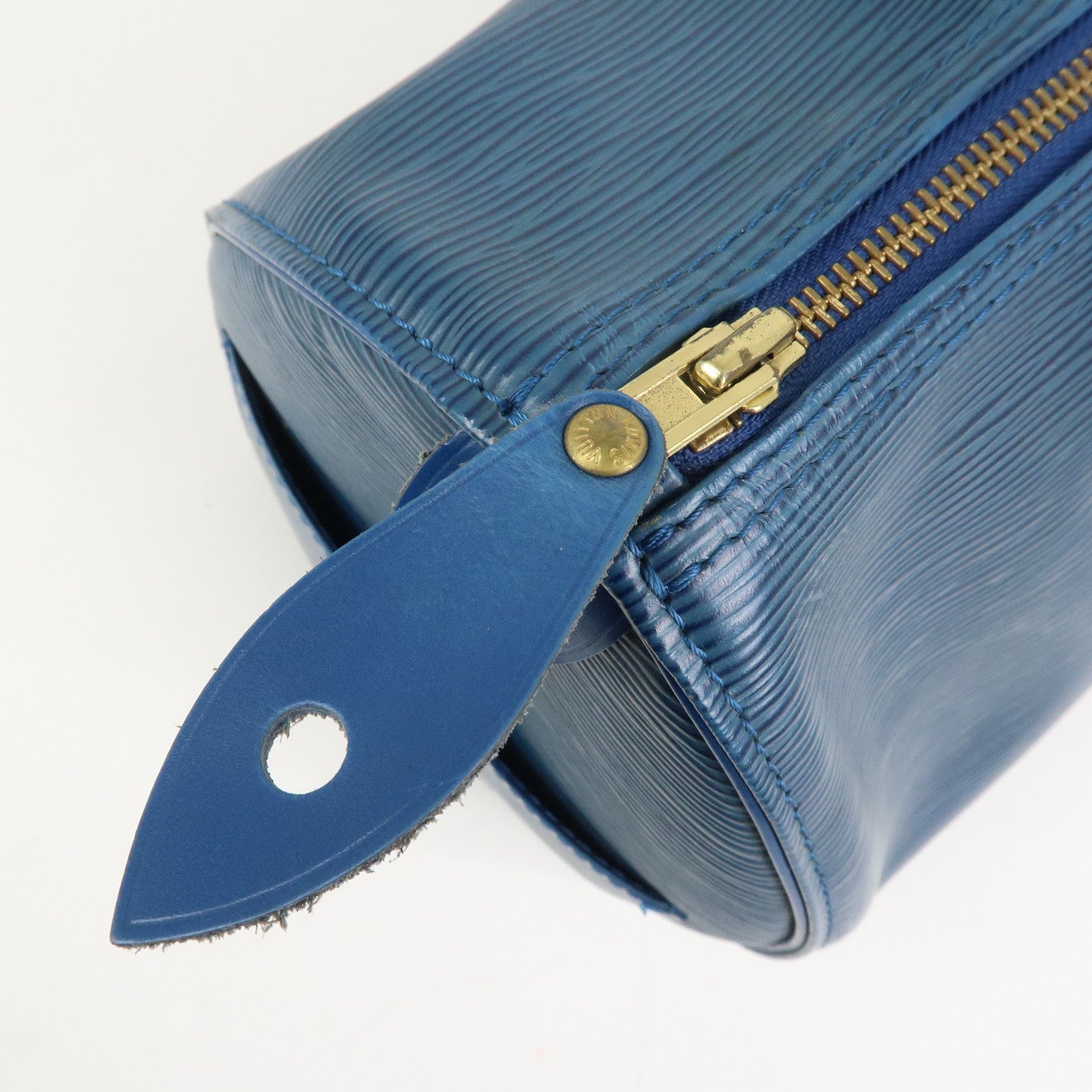 Louis Vuitton Epi Speedy 30 Hand Bag Boston Bag Toledo Blue M43005