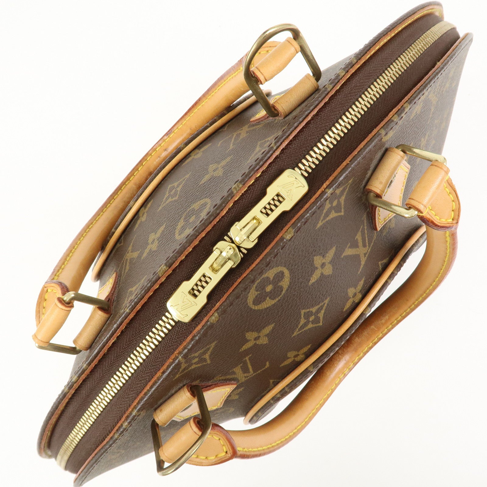 Louis Vuitton Monogram Ellipse MM Hand Bag Brown M51126