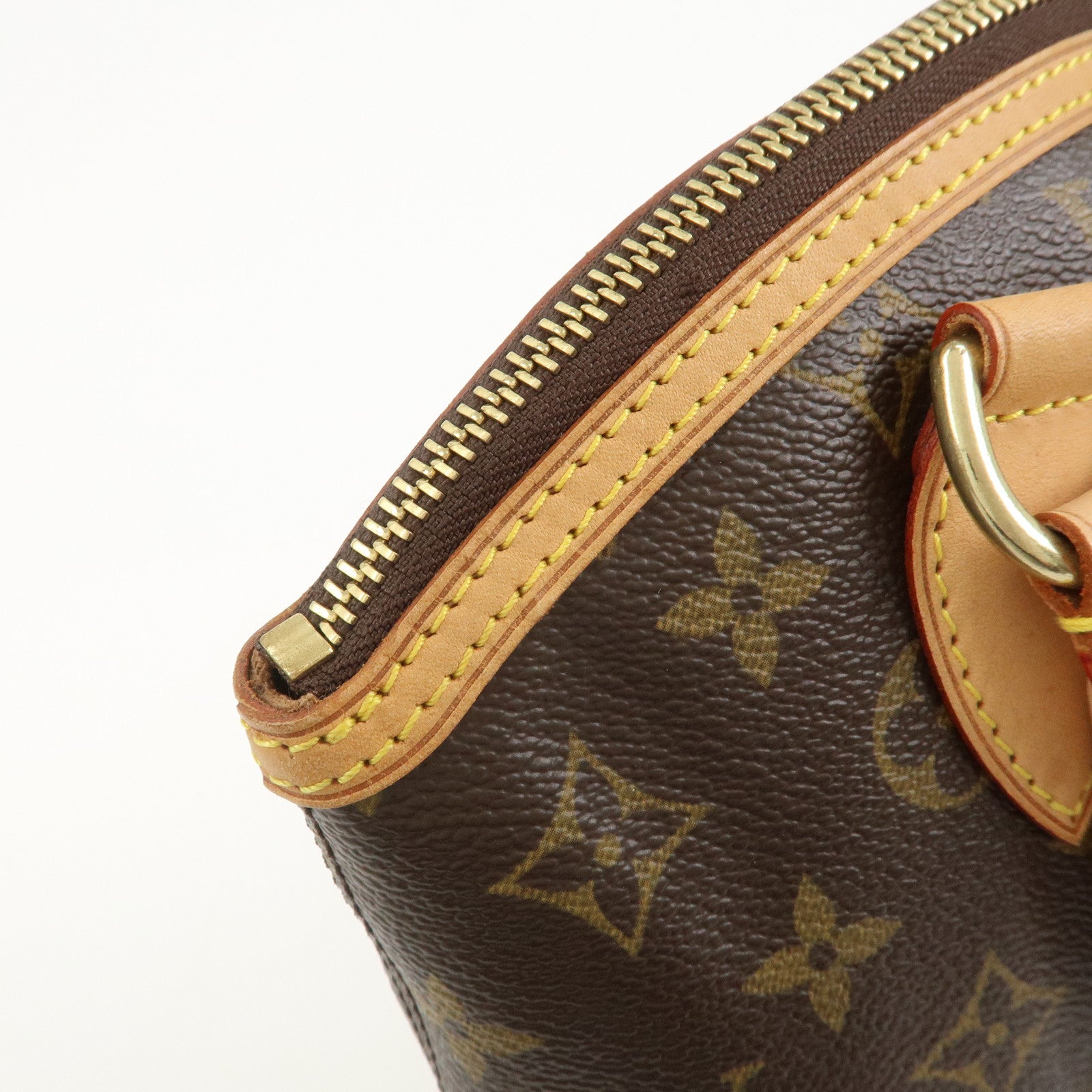 Louis Vuitton Monogram Lockit PM Hand Bag Tote Bag Brown M40102