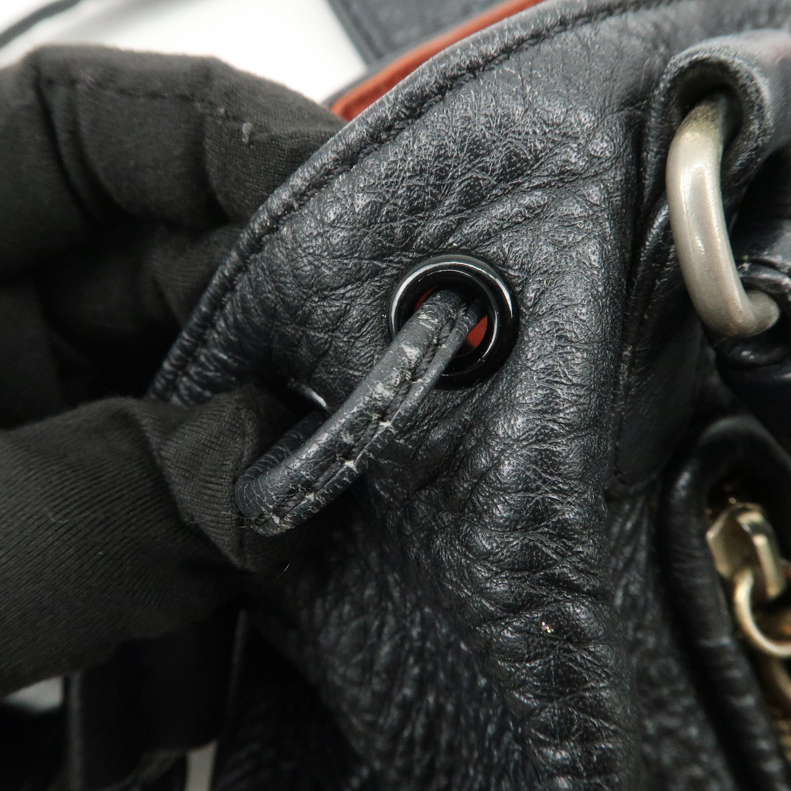 Chloe See By Chloe Cherry Leather 2Way Bag Hand Bag Black