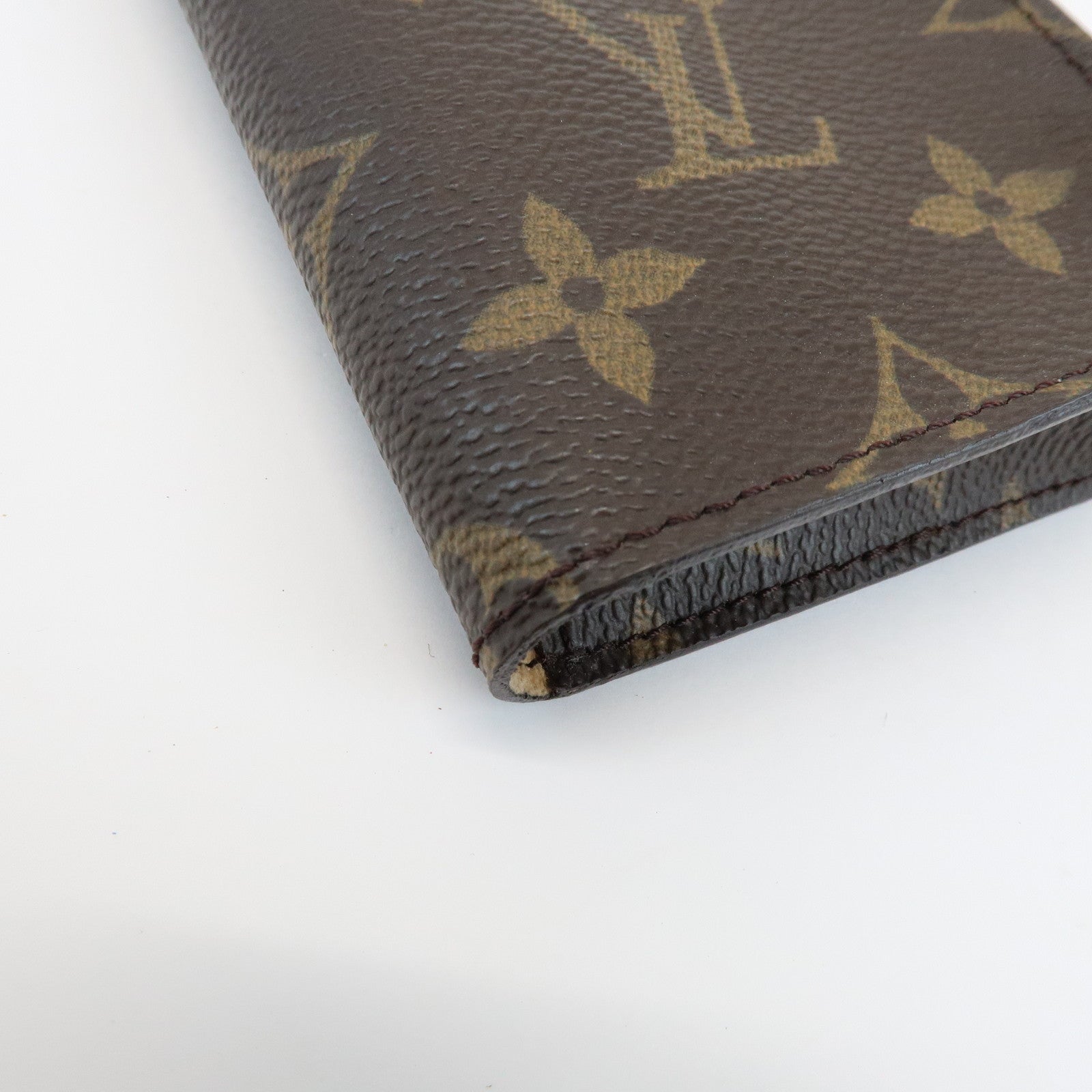 Louis Vuitton Monogram Leather Set of 3 Glasses Case Brown M62962