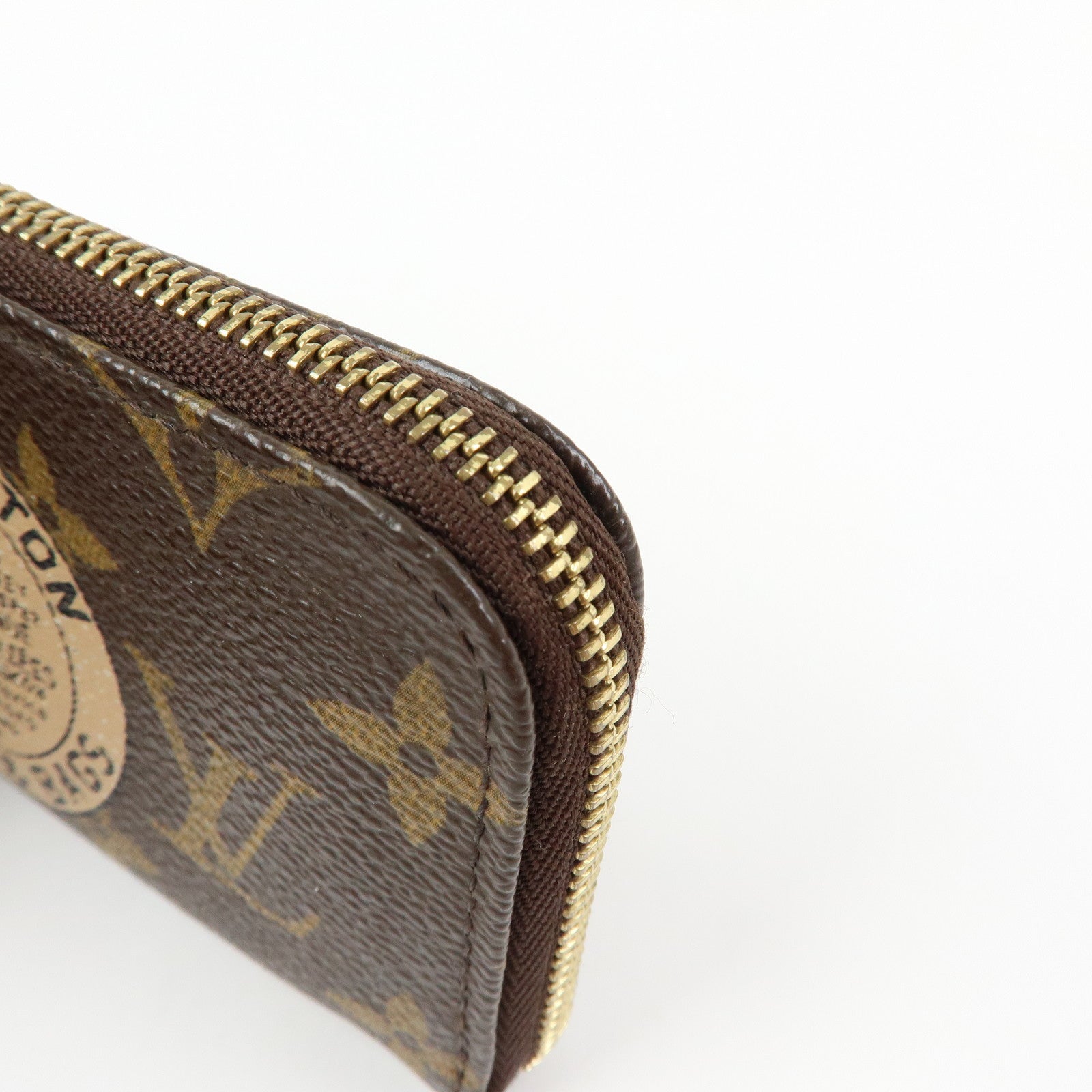 Louis Vuitton Monogram Pochette Cles Complis T&B Coin Case M58025