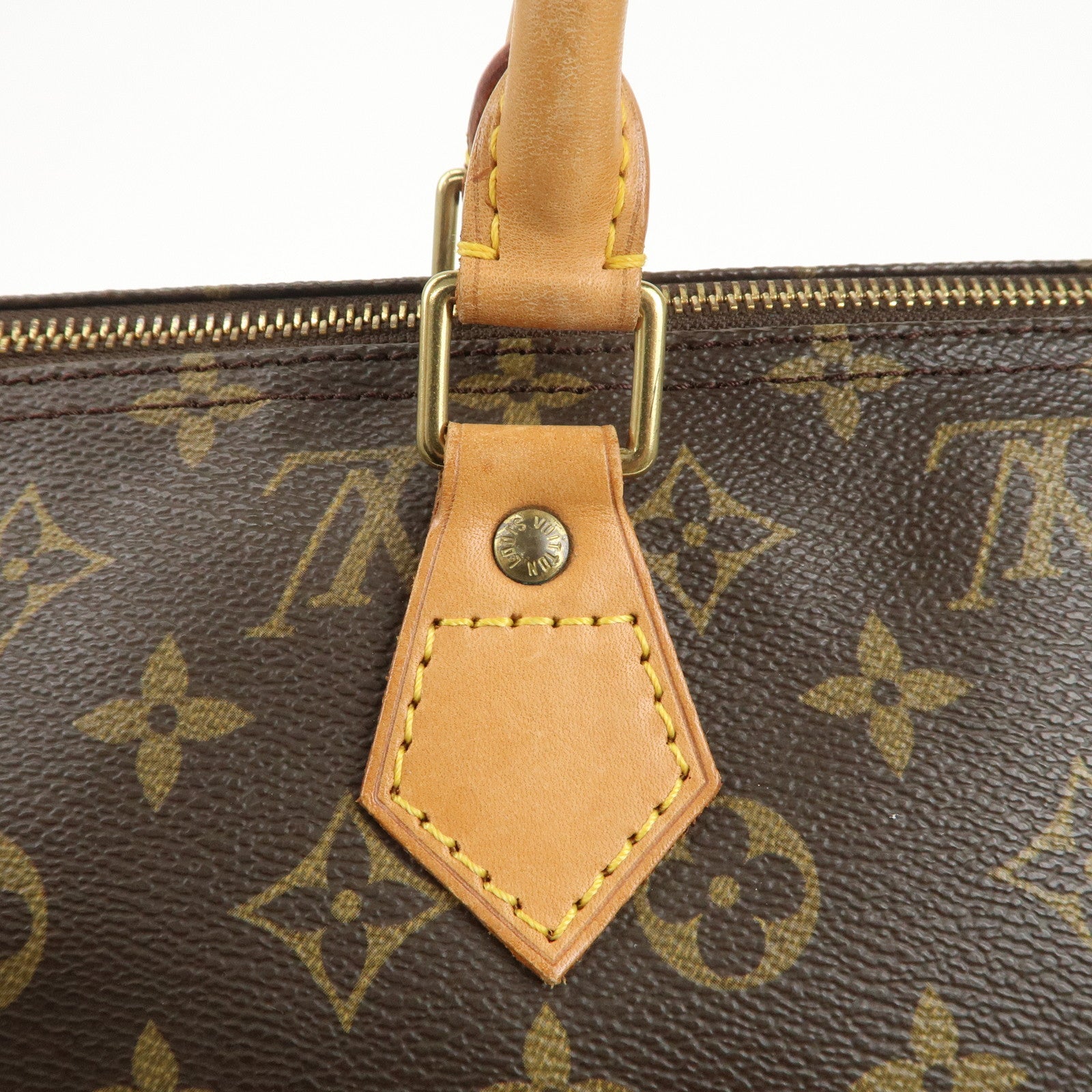 Louis Vuitton Monogram Speedy 40 Hand Bag Boston Bag Brown M41522