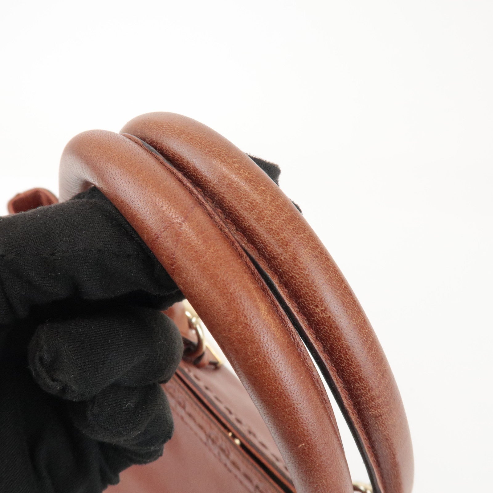 GUCCI Guccissima Leather Tote Bag Hand Bag Brown 181511