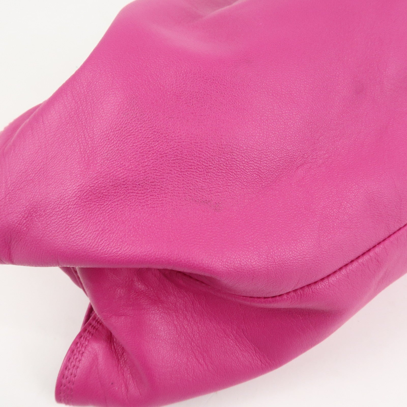 LOEWE Anagram Nappa Aire Leather Hand Bag Tote Bag Fuchsia Pink