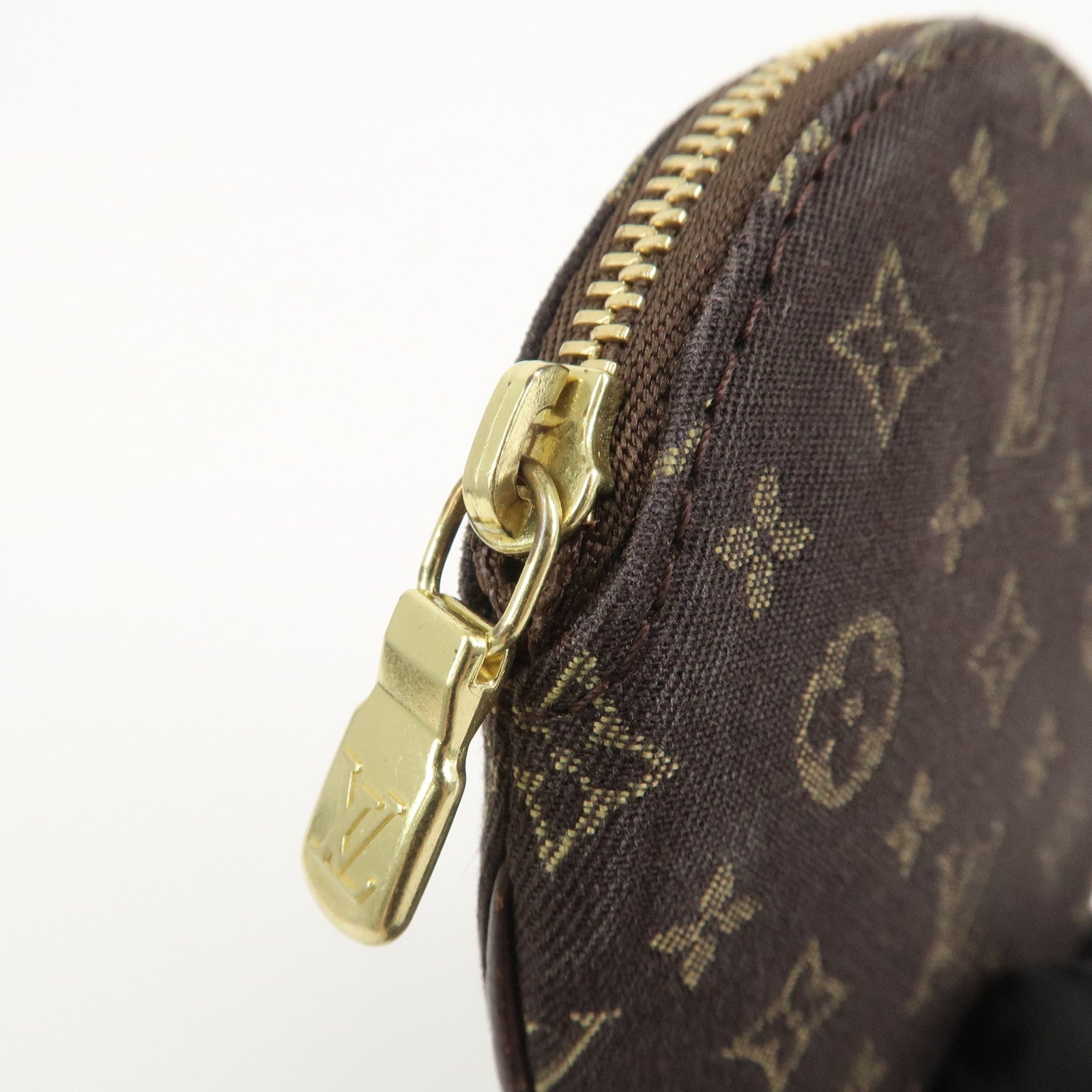 Louis Vuitton Mini Lin Porte Monnaie Round Coin Case M92453