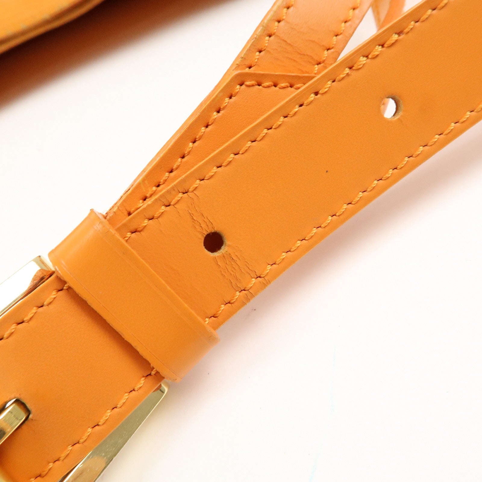 Louis Vuitton Epi Mandala MM Shoulder Bag Orange M5889H