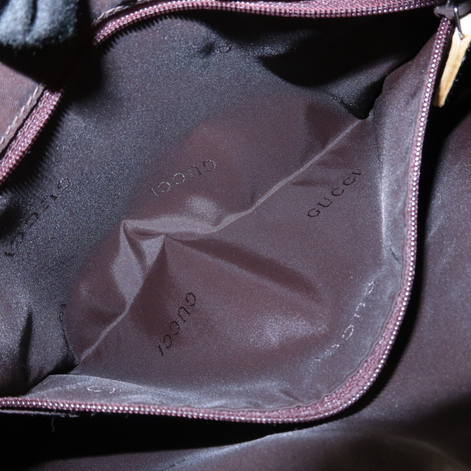 GUCCI Leather Shoulder Bag Ivory 001.3315