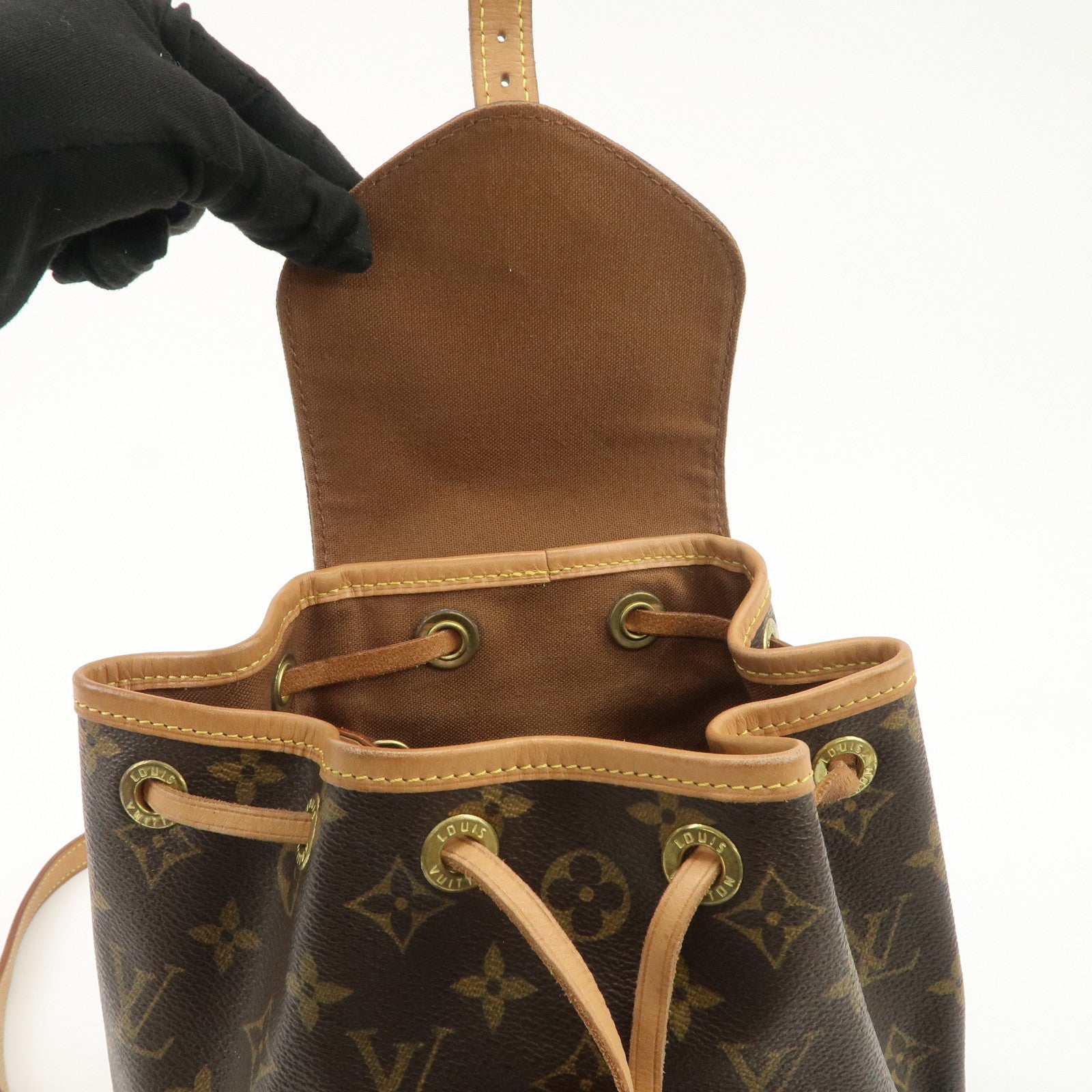 Louis Vuitton Monogram Mini Montsouris Backpack Brown M51137