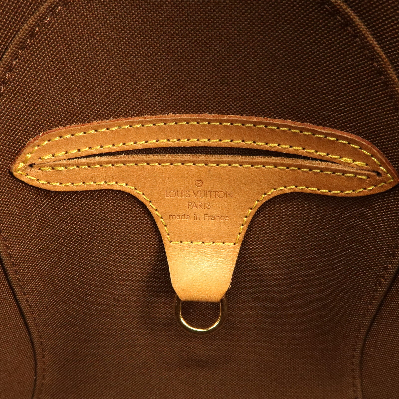 Louis Vuitton Monogram Ellipse PM Hand Bag Brown Gold Hardware M51127 Used