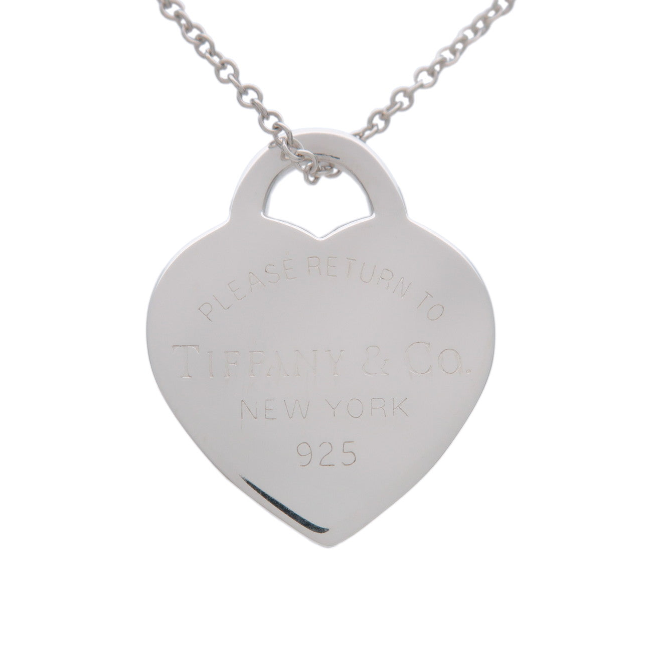 Tiffany & Co Return to Tiffany Heart Tag Necklace SV925 Silver