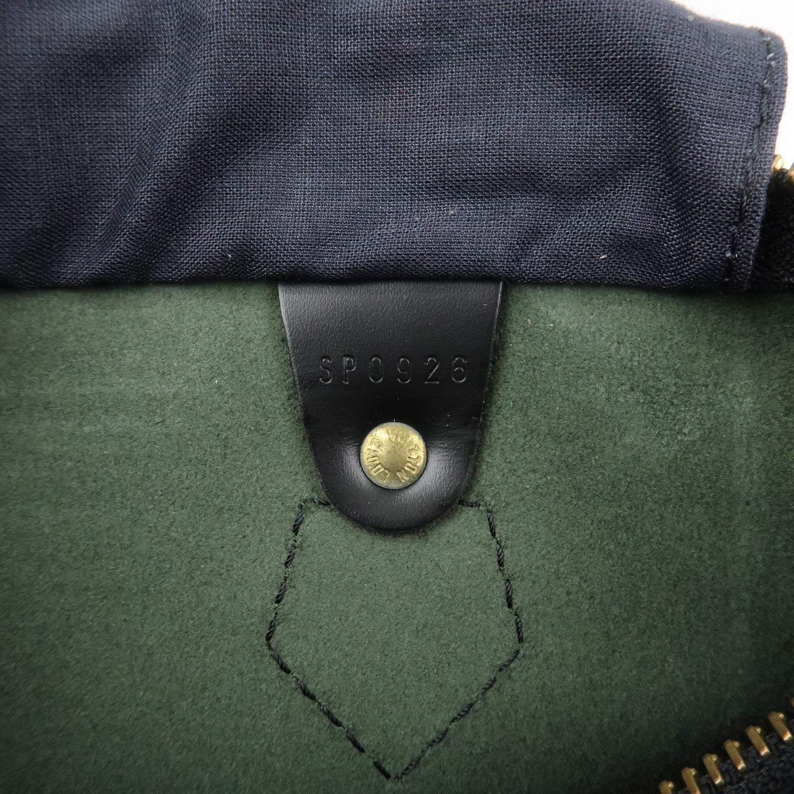 Louis Vuitton Epi Speedy 25 Hand Bag Boston Bag Noir M59032