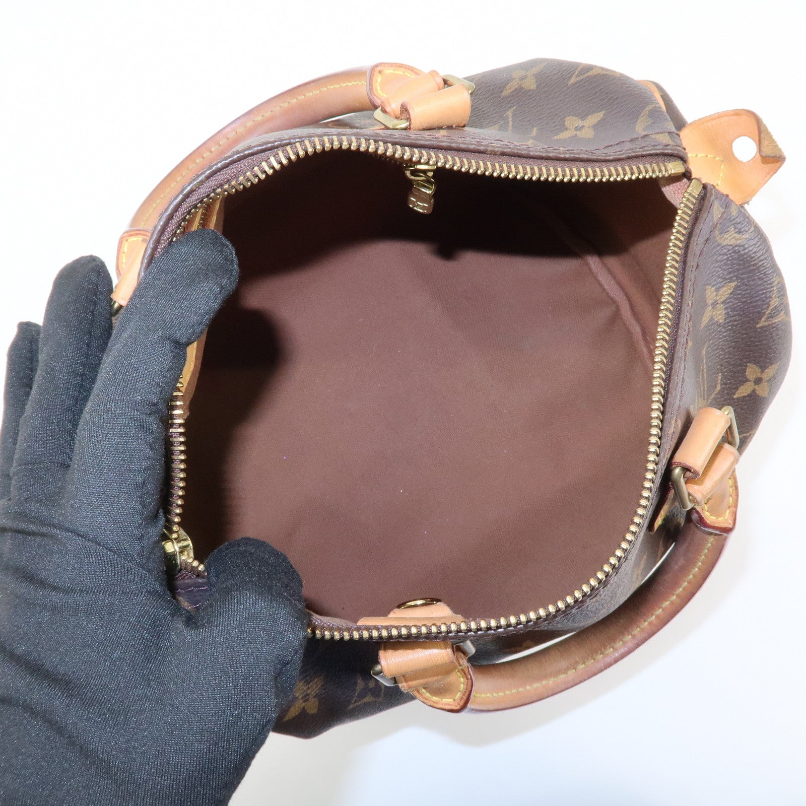 Louis Vuitton Monogram Speedy 25 Hand Bag Boston Bag M41109