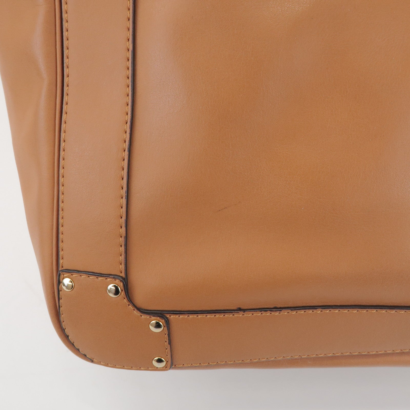 Chloe Eden Leather Tote Bag Shoulder Bag Hand Bag Brown