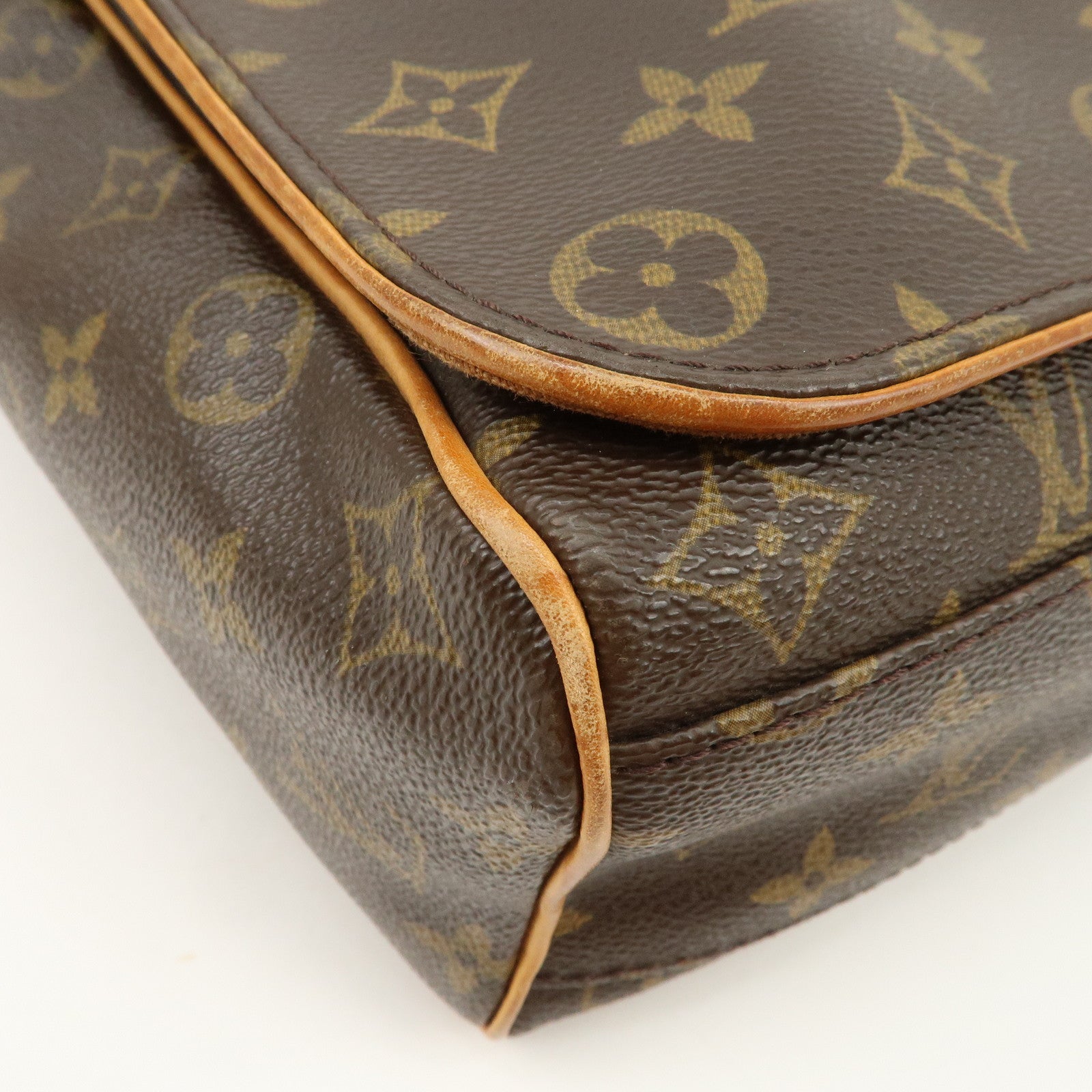 Louis Vuitton Monogram Abbesses Messenger Shoulder Bag Brown M45257