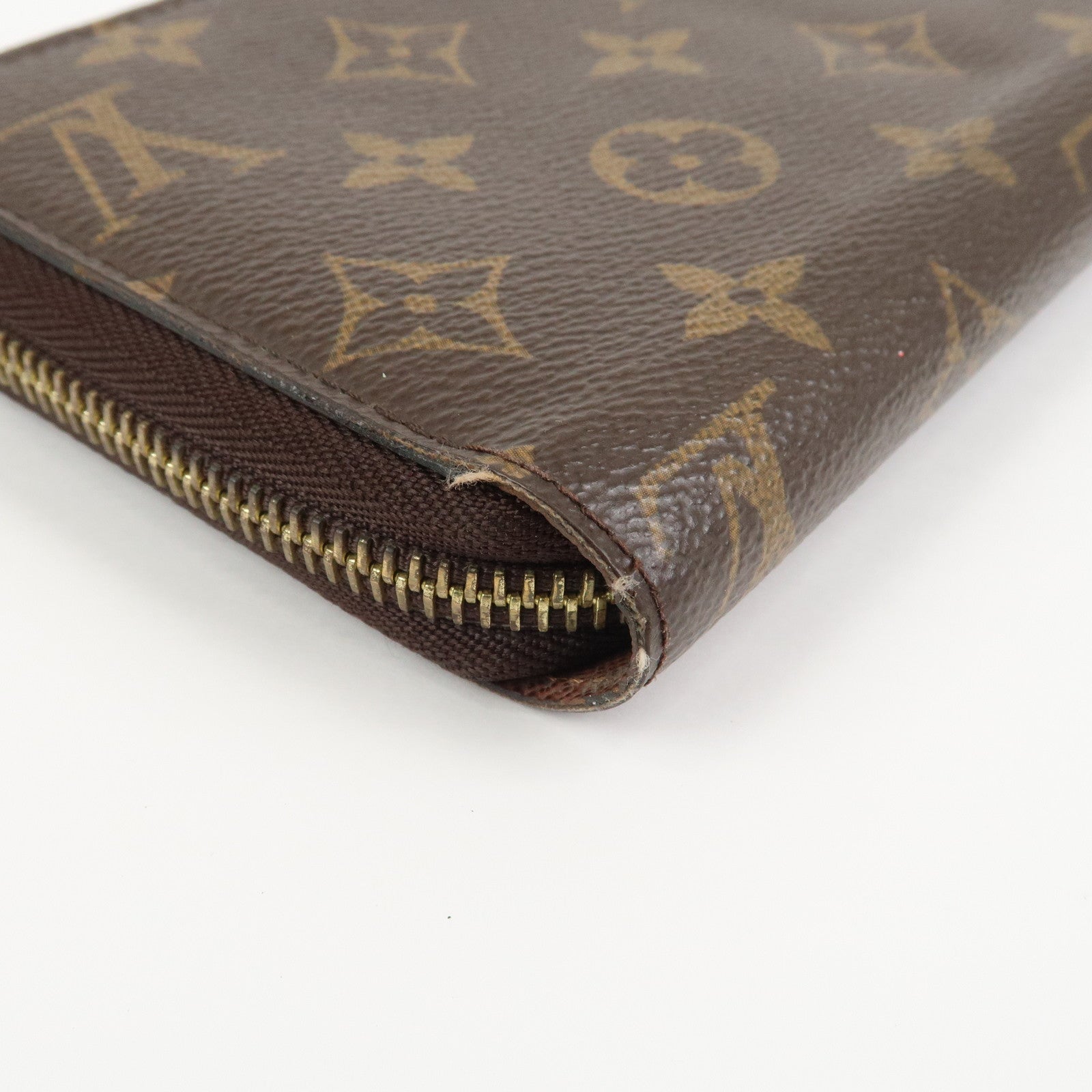 Louis Vuitton Monogram Canvas Zippy Long Wallet Brown M60017