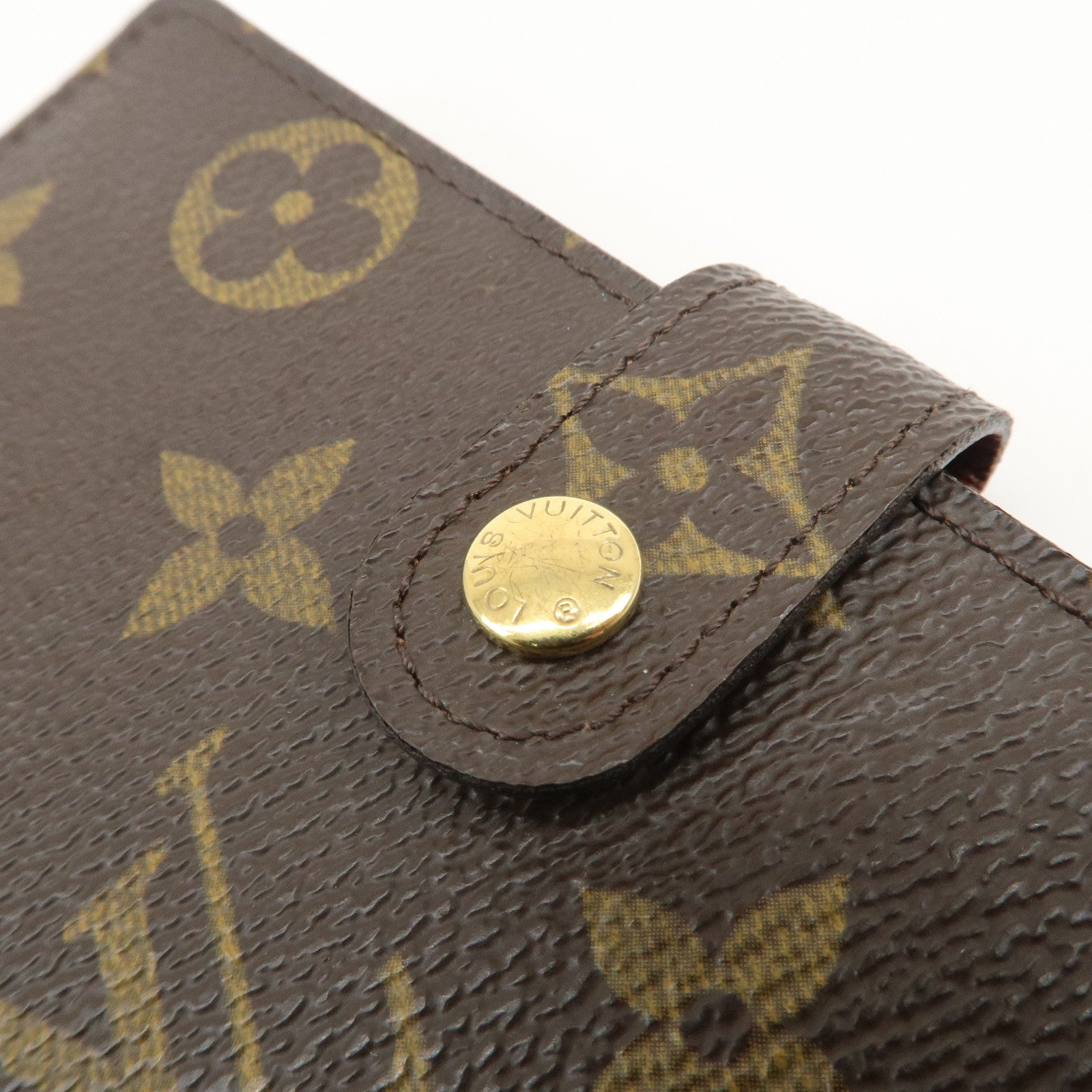 Louis Vuitton Monogram Agenda PM Planner Cover Brown R20005
