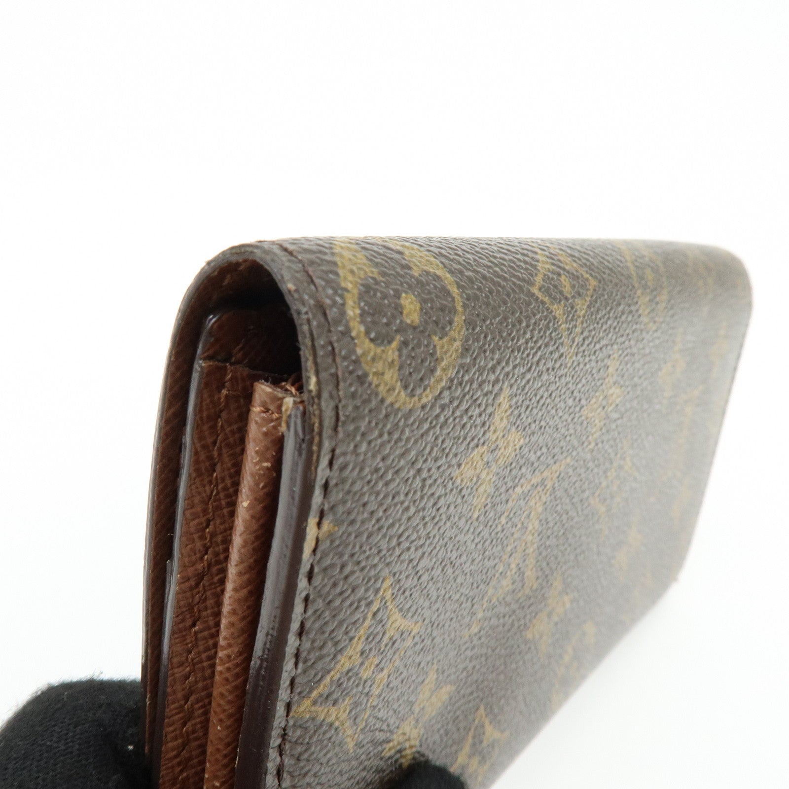 Louis Vuitton Monogram Portefeuille Sarah Long Wallet Brown M61734