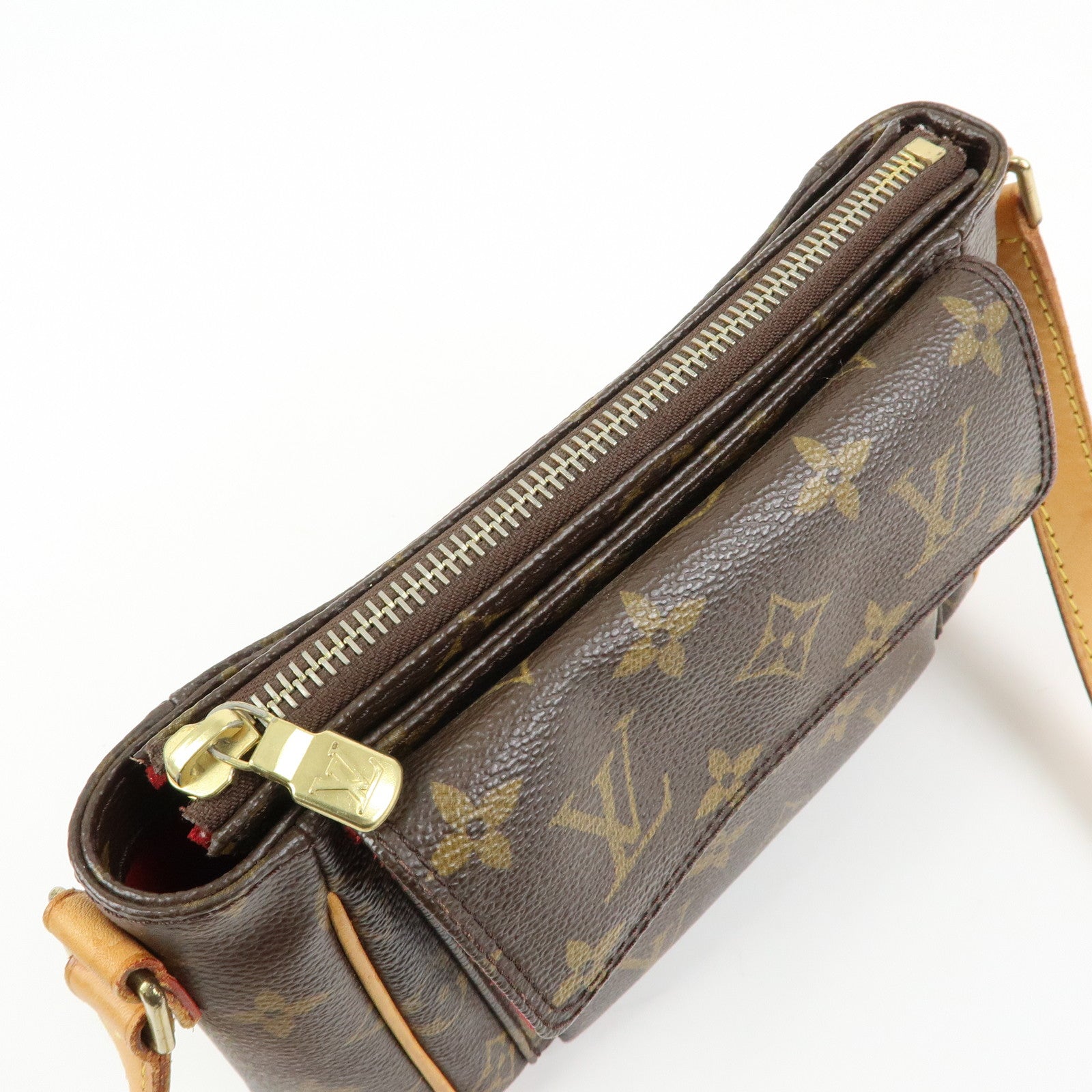 Louis Vuitton Monogram Viva Cite PM Shoulder Bag Brown M51165