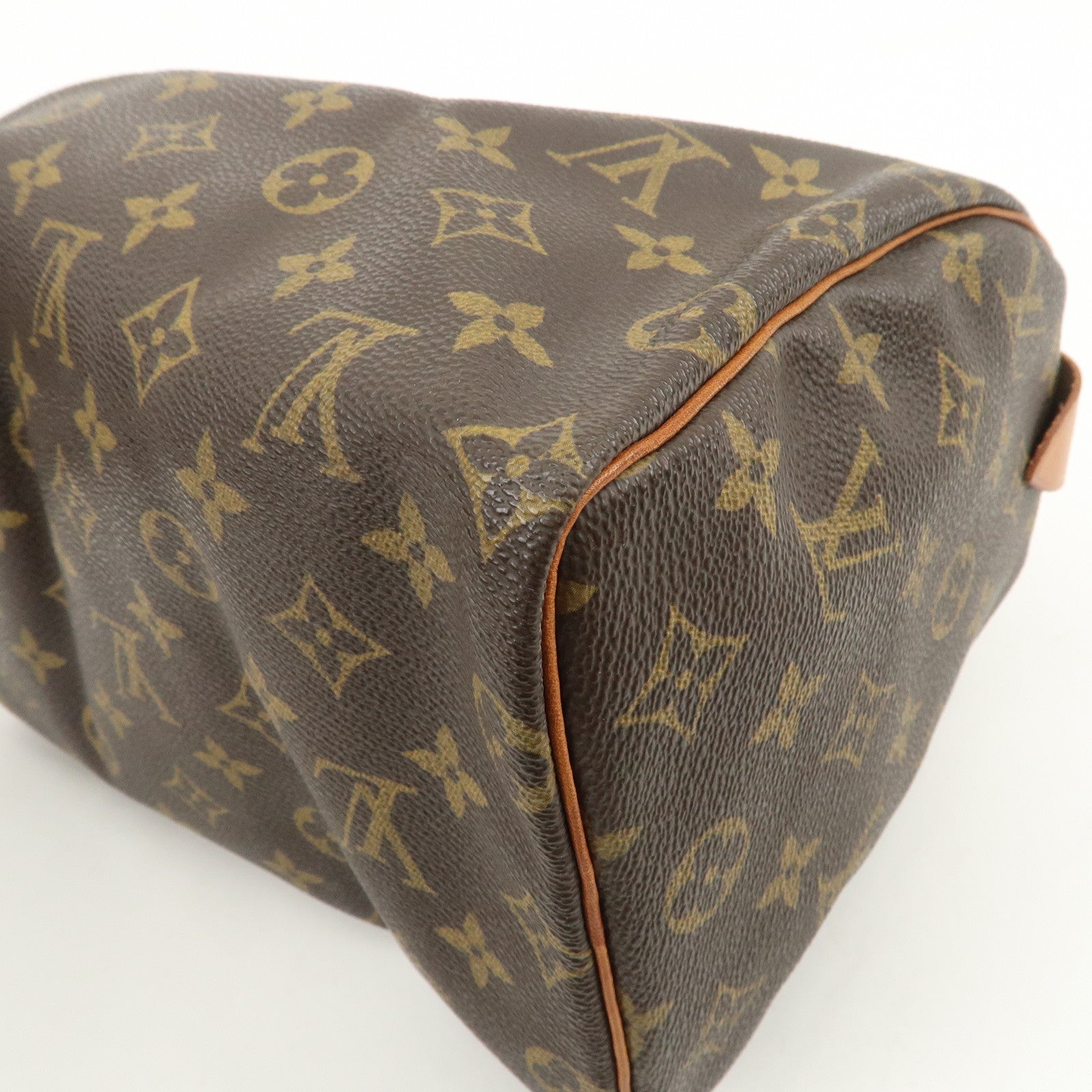 Louis Vuitton Monogram Speedy 25 Boston Bag Hand Bag Brown M41528