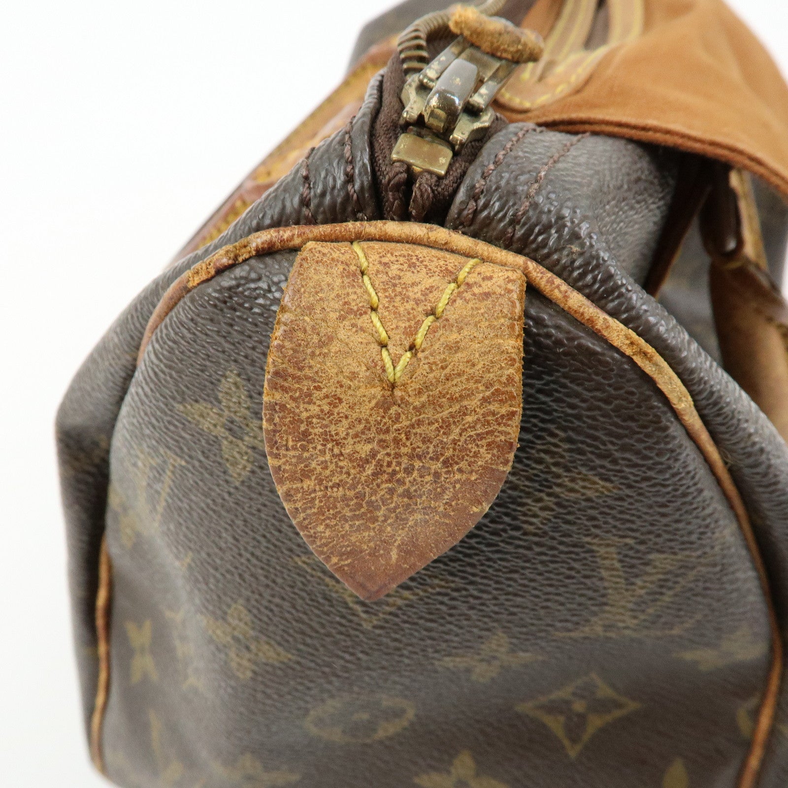 Louis Vuitton Monogram Speedy 25 Boston Bag Hand Bag Brown M41528