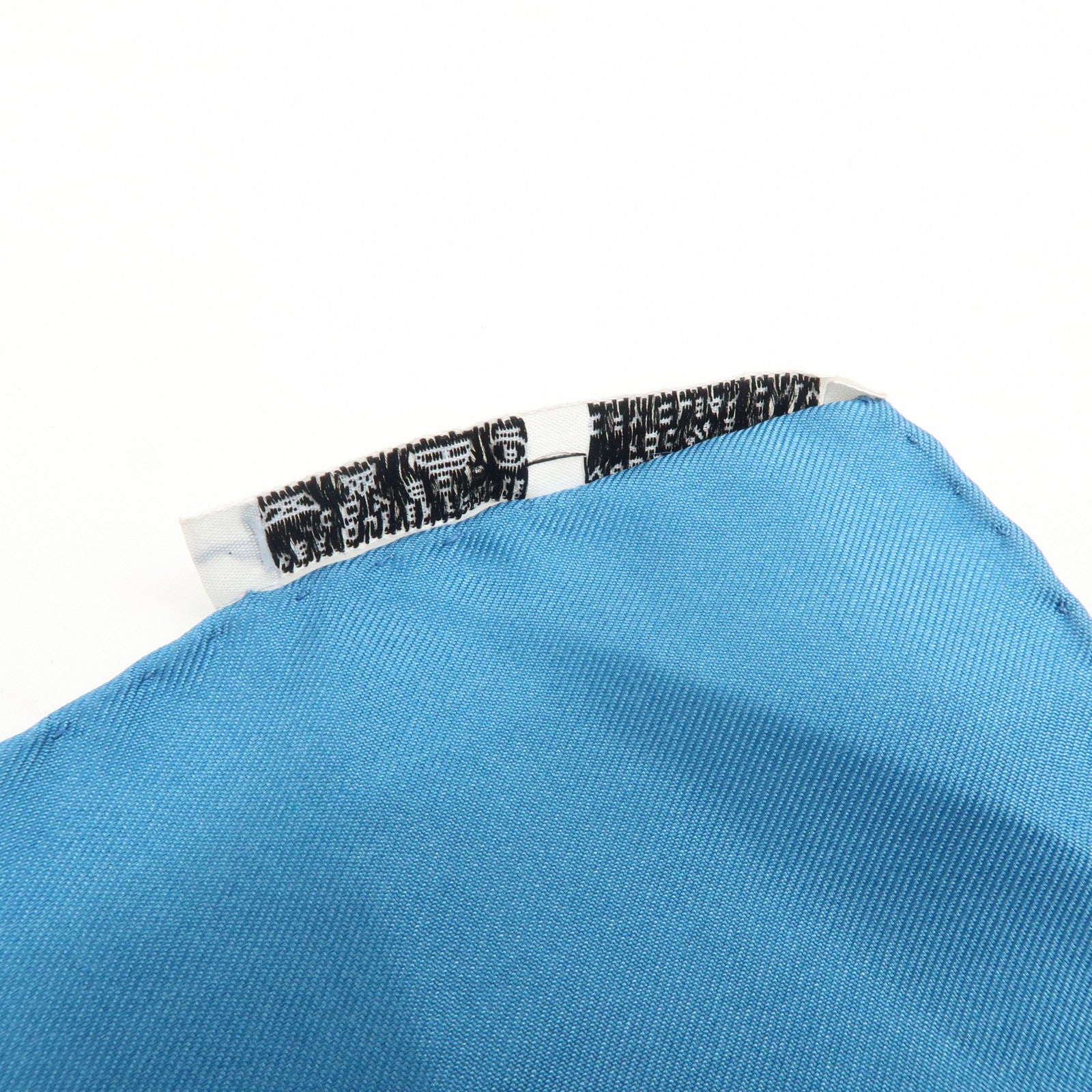 HERMES Carre 90 Silk 100% Scarf Le Timbalier Blue Gold