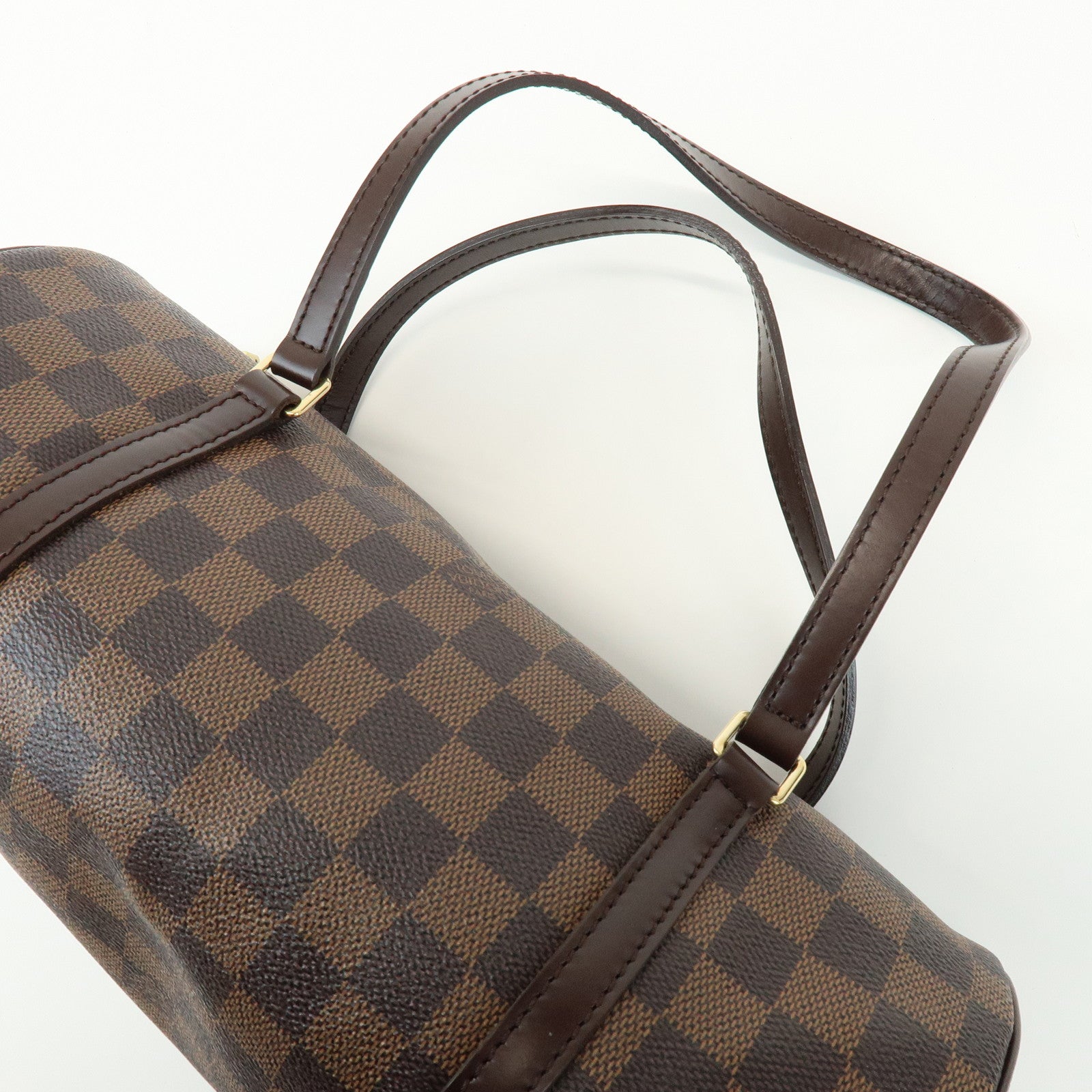 Louis Vuitton Damier Ebene Papillon 30 Hand Bag Brown N51303