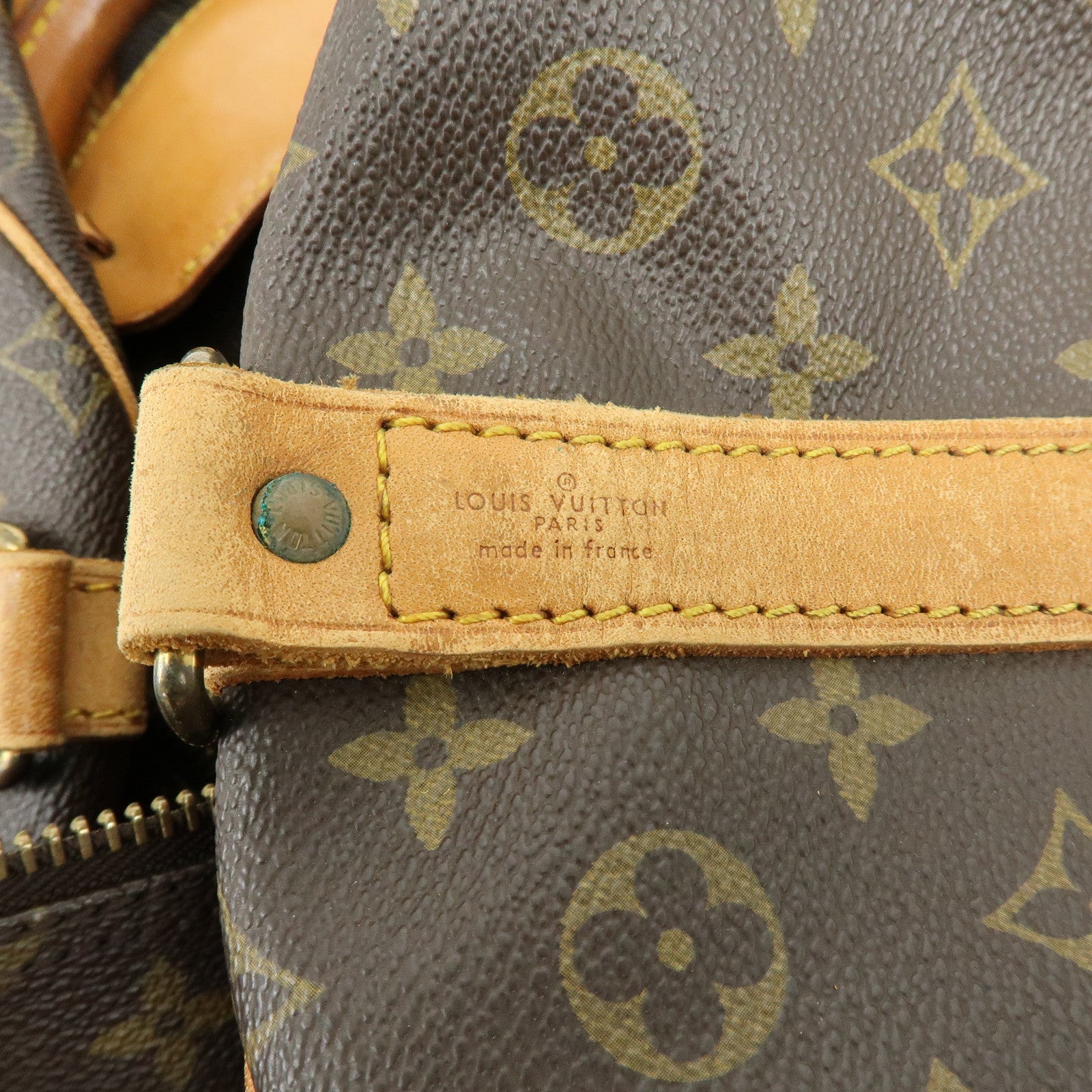 Louis Vuitton Monogram Keep All Bandouliere 55 Boston Bag M41414