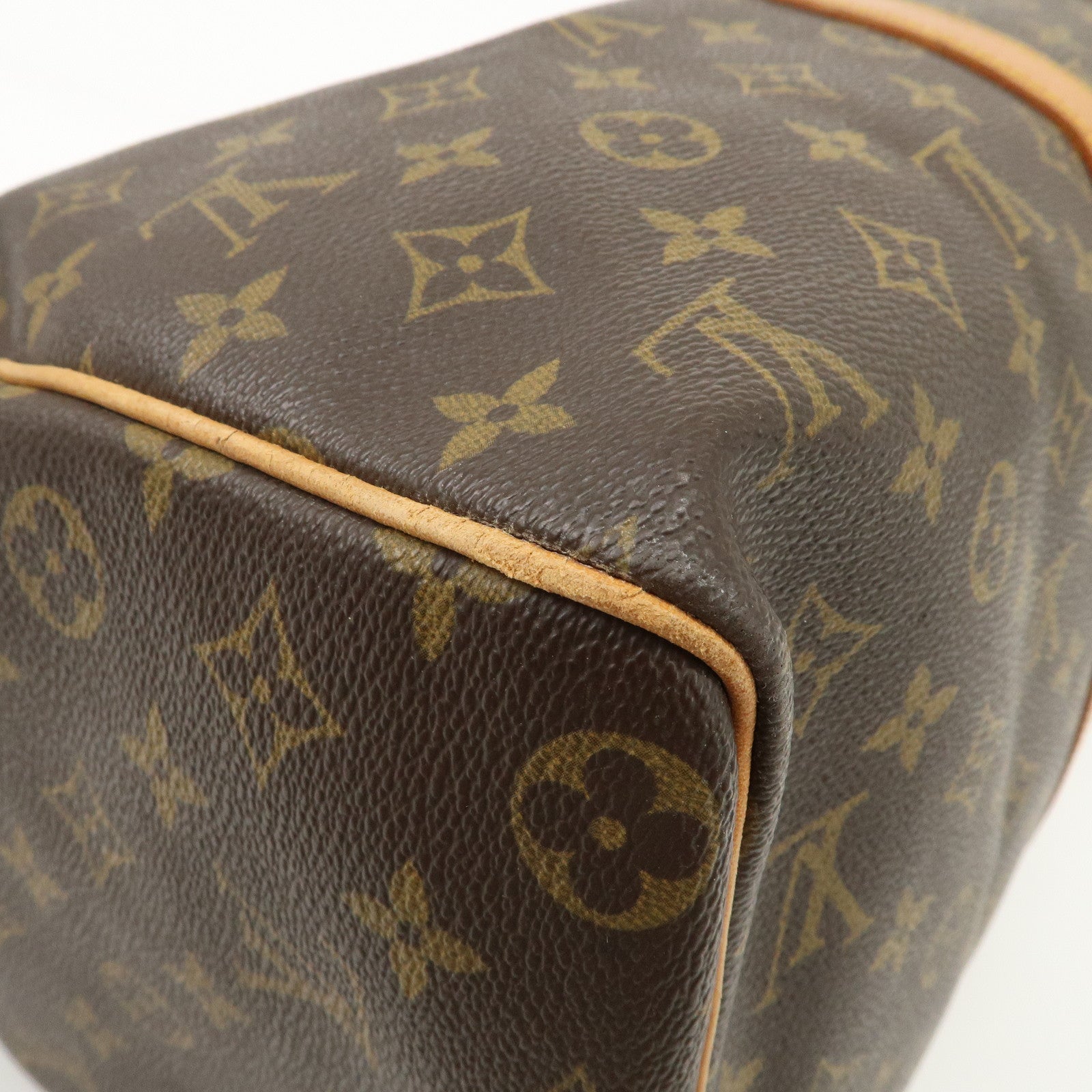 Louis Vuitton Monogram Keep All 45 Boston Bag Brown M41428 Used