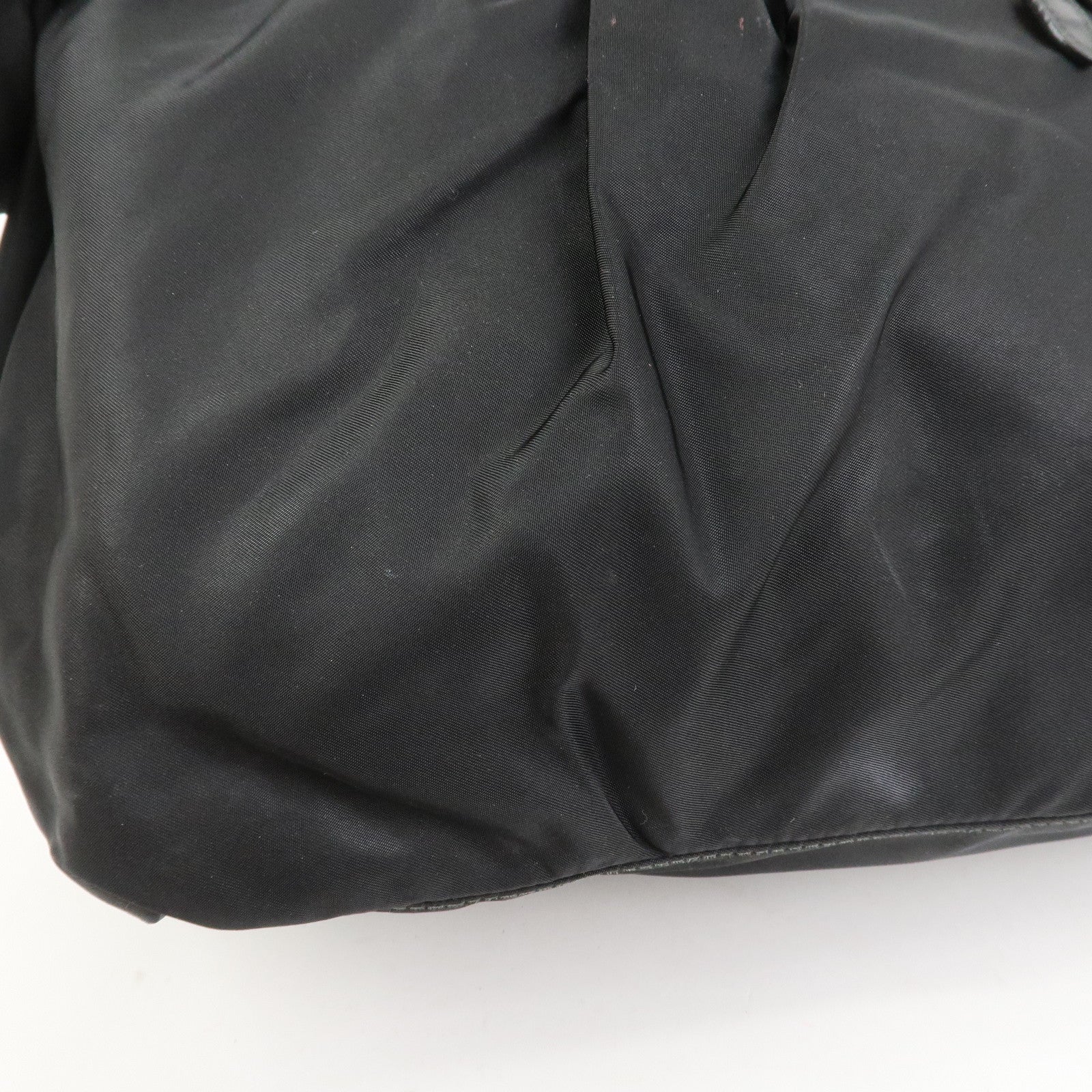 PRADA Tessuto Nylon Leather 2Way Bag Tote Bag Shoulder Bag BN1845