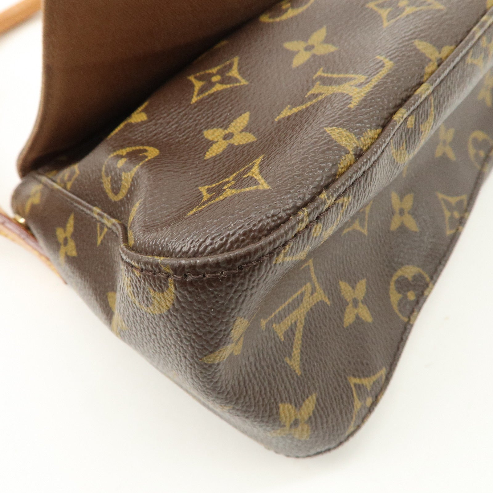Louis Vuitton Monogram Mini Looping Shoulder Bag Brown M51147 Used
