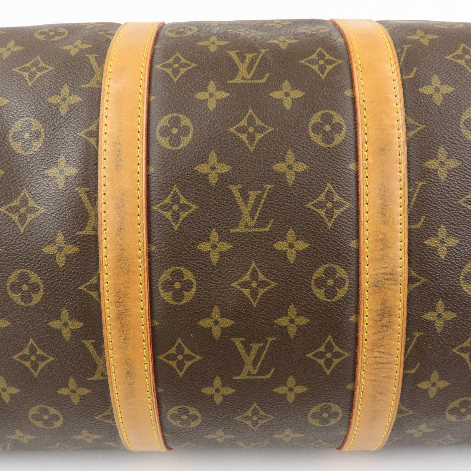 Louis Vuitton Monogram Keep All Bandouliere 55 Boston Bag M41414