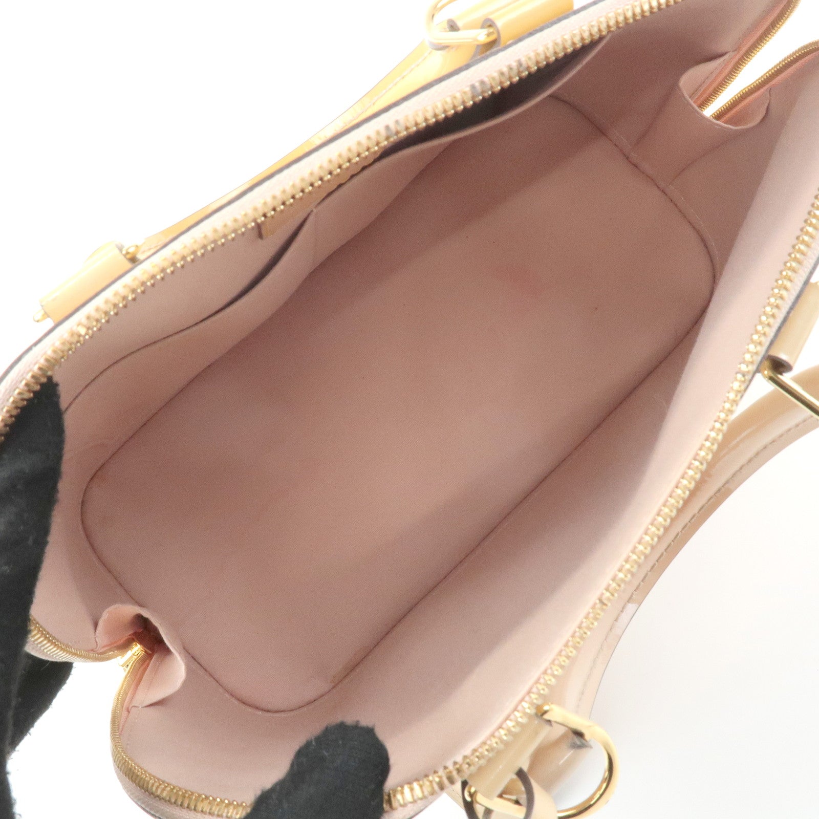 Louis Vuitton Monogram Vernis Leather Alma PM Hand Bag Dune M90170 Used
