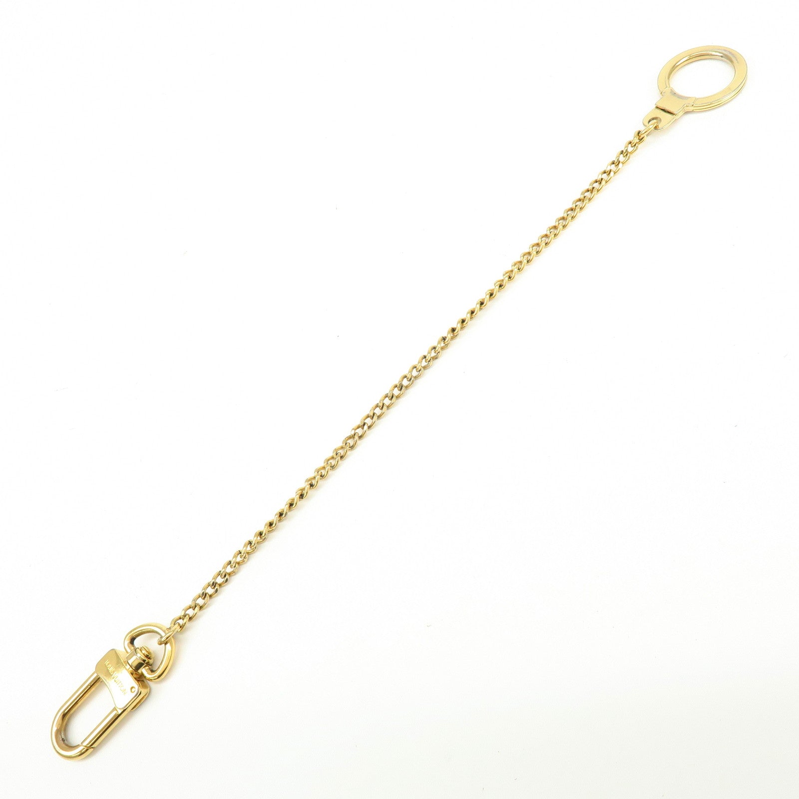 Louis Vuitton Chenne Ano Cles Key Chain Key Charm Gold M58021