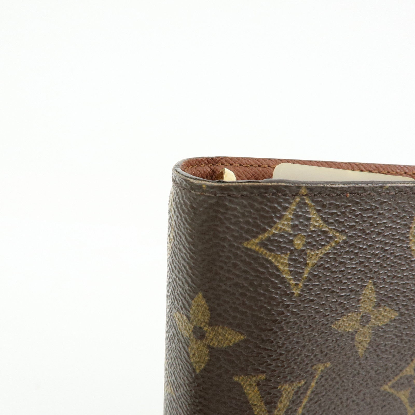 Louis Vuitton Monogram Agenda MM Planner Cover Brown R20105