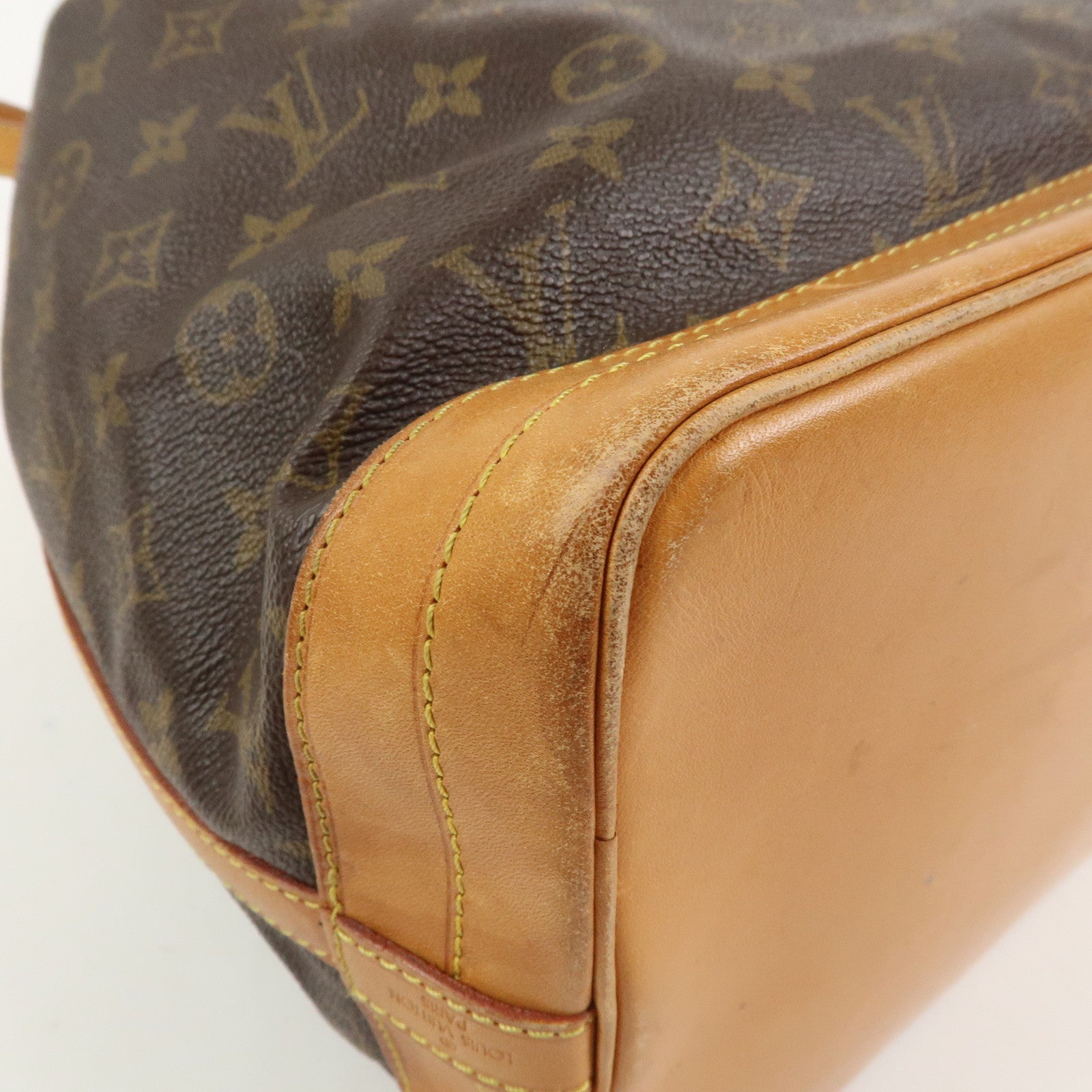 Louis Vuitton Monogram Noe Shoulder Bag Hand Bag Brown M42224