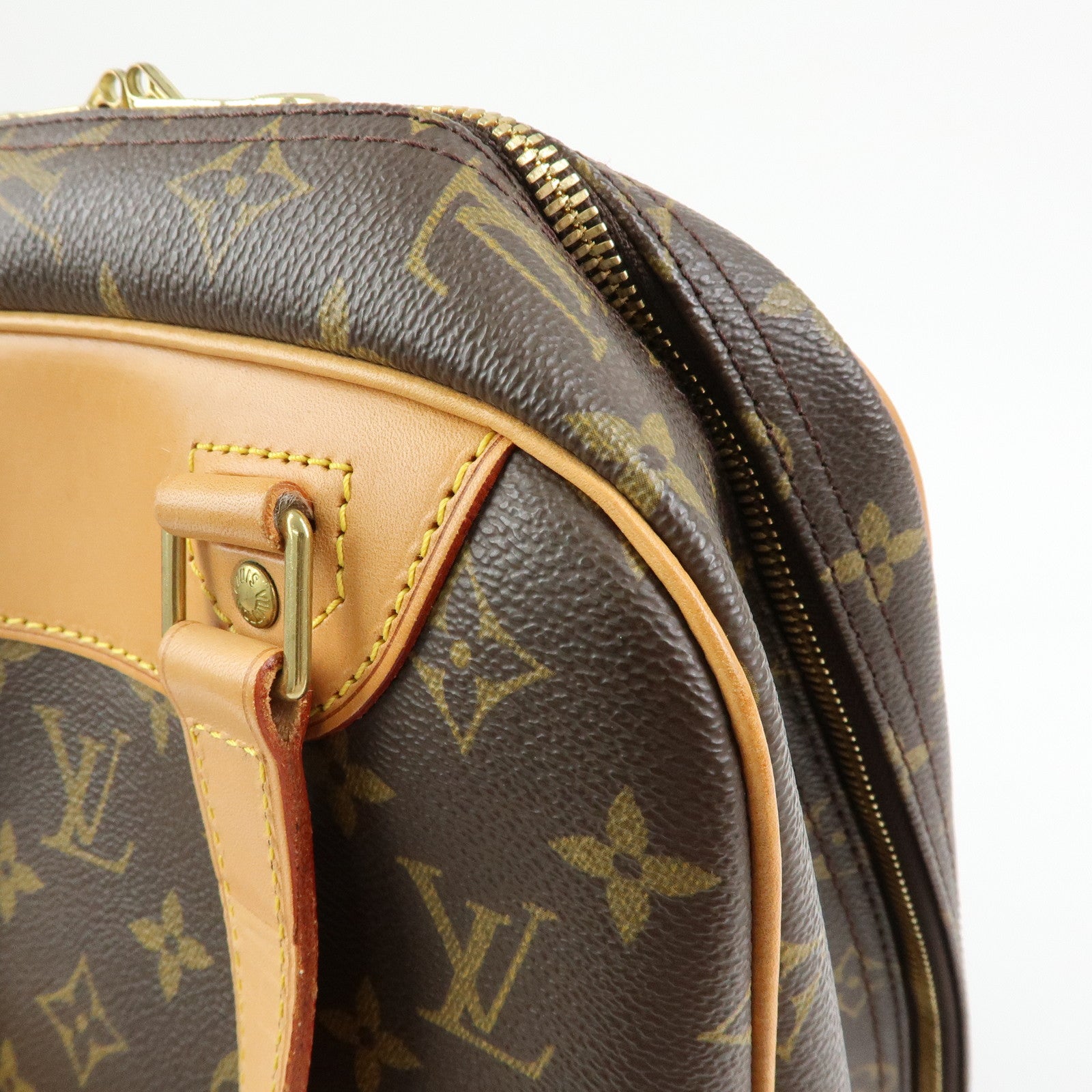 Louis Vuitton Monogram Excursion Shoes Case Hand Bag M41450