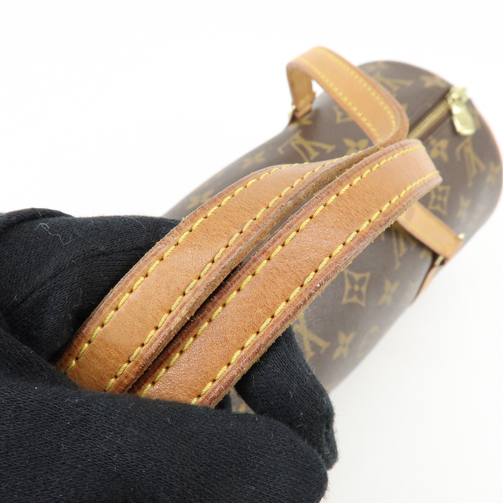 Louis Vuitton Monogram Papillon 30 Hand Bag Brown M51385